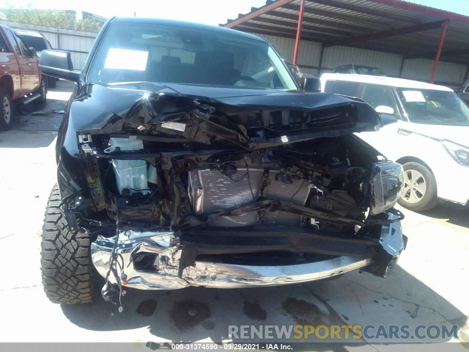 6 Photograph of a damaged car 5TFEY5F17MX293713 TOYOTA TUNDRA 2WD 2021