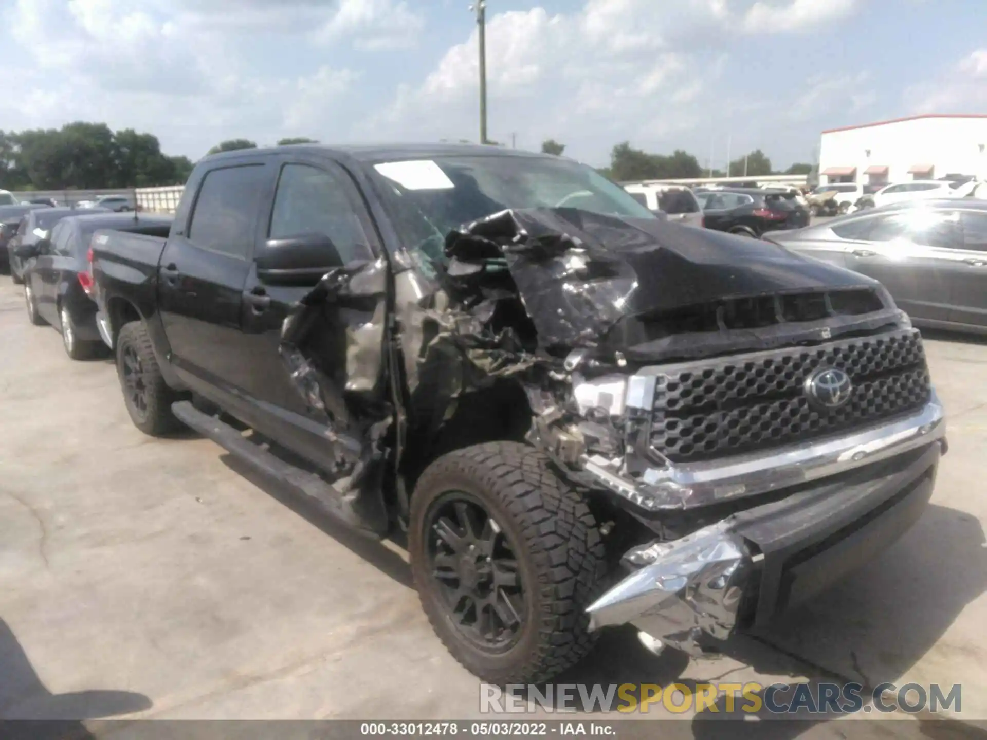 1 Photograph of a damaged car 5TFEY5F17MX299060 TOYOTA TUNDRA 2WD 2021