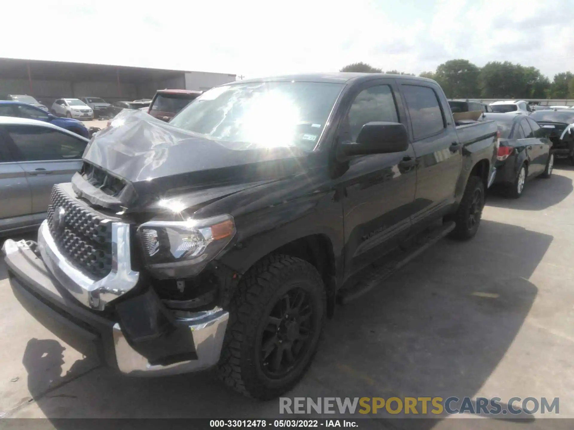 2 Photograph of a damaged car 5TFEY5F17MX299060 TOYOTA TUNDRA 2WD 2021