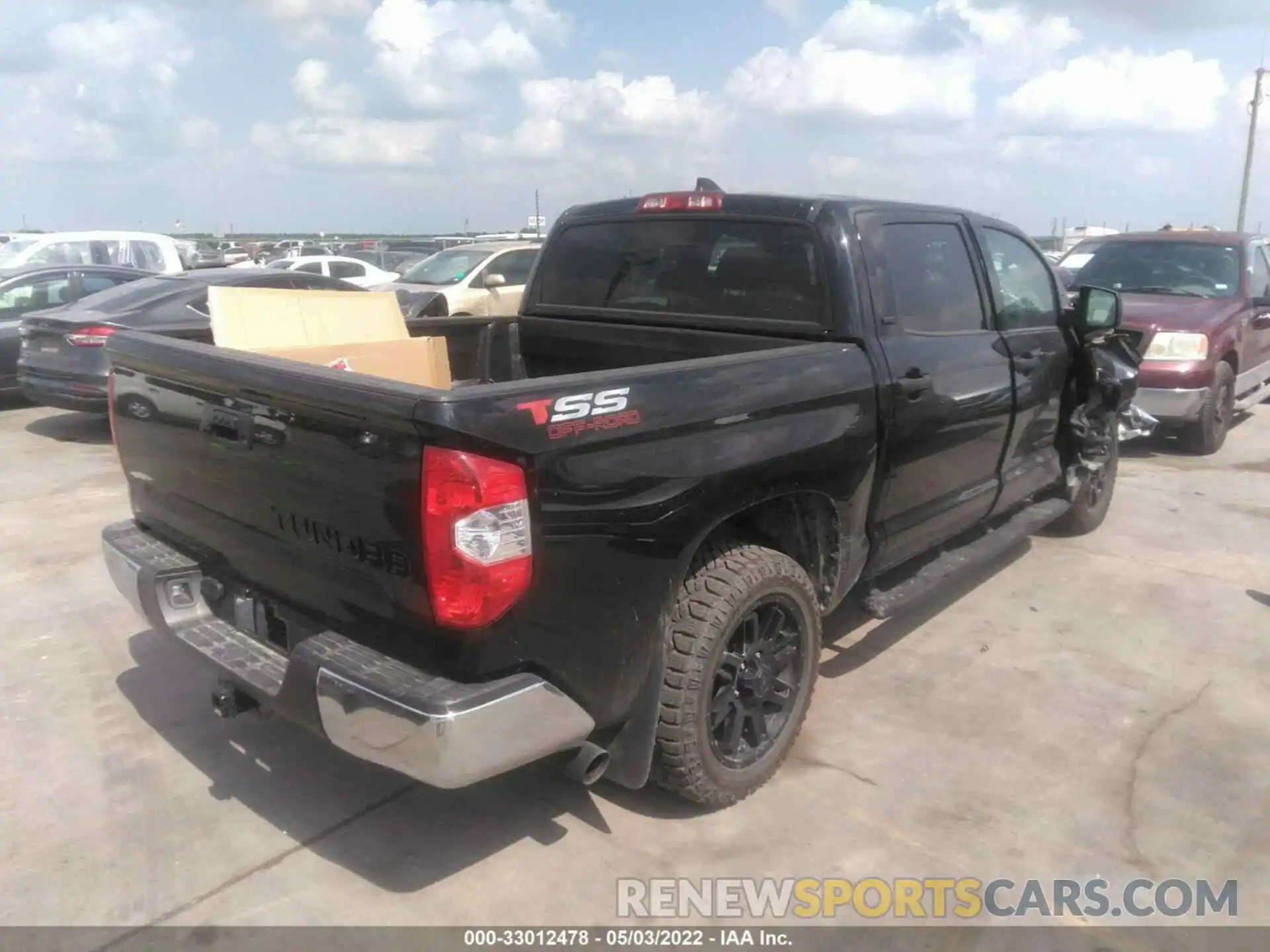 4 Photograph of a damaged car 5TFEY5F17MX299060 TOYOTA TUNDRA 2WD 2021