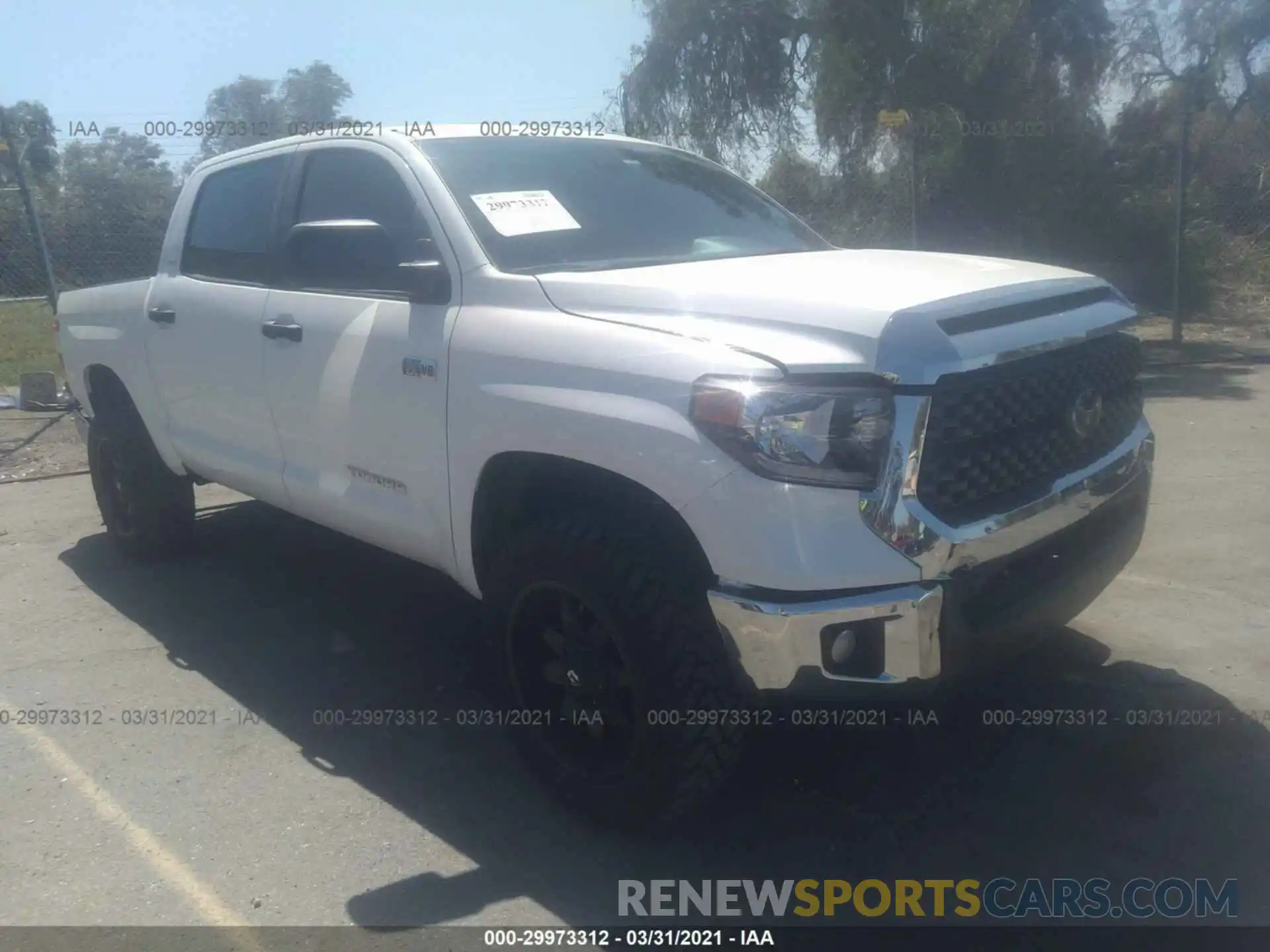 1 Photograph of a damaged car 5TFEY5F18MX275706 TOYOTA TUNDRA 2WD 2021