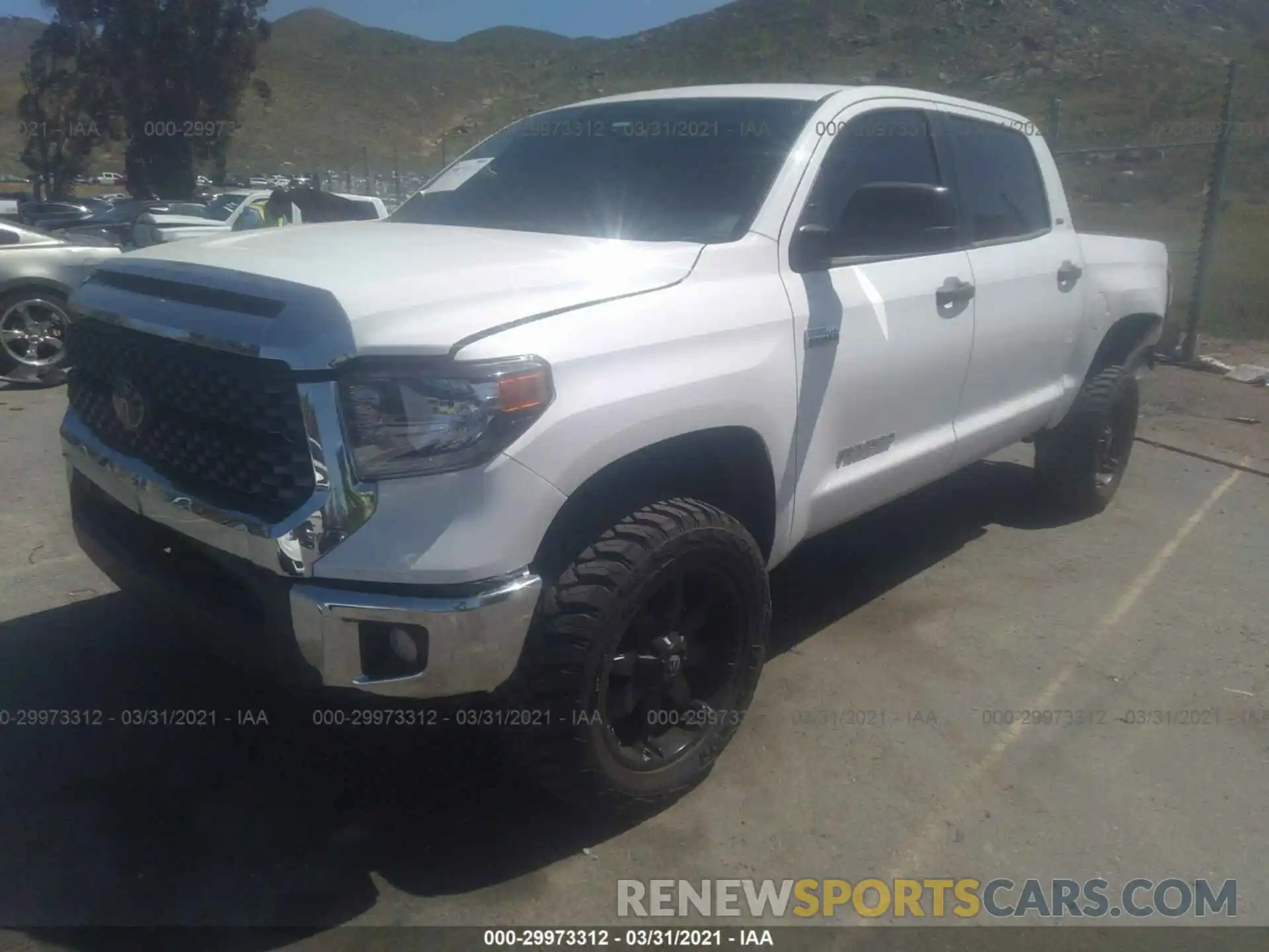 2 Photograph of a damaged car 5TFEY5F18MX275706 TOYOTA TUNDRA 2WD 2021