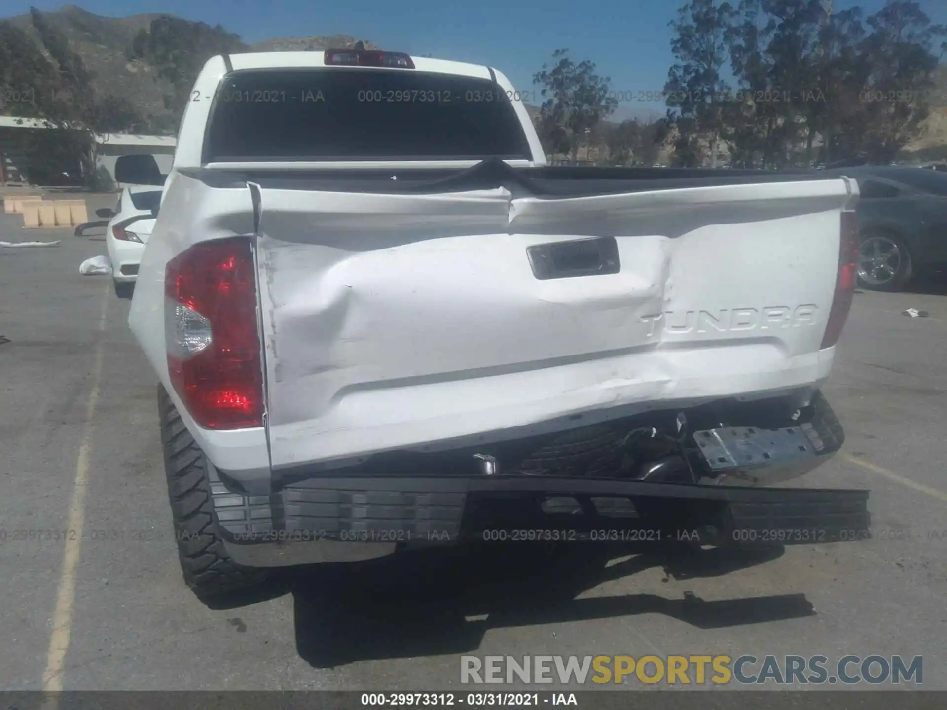 6 Photograph of a damaged car 5TFEY5F18MX275706 TOYOTA TUNDRA 2WD 2021