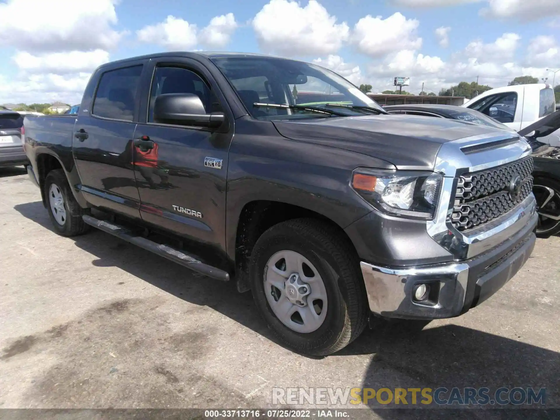 1 Photograph of a damaged car 5TFEY5F18MX287791 TOYOTA TUNDRA 2WD 2021