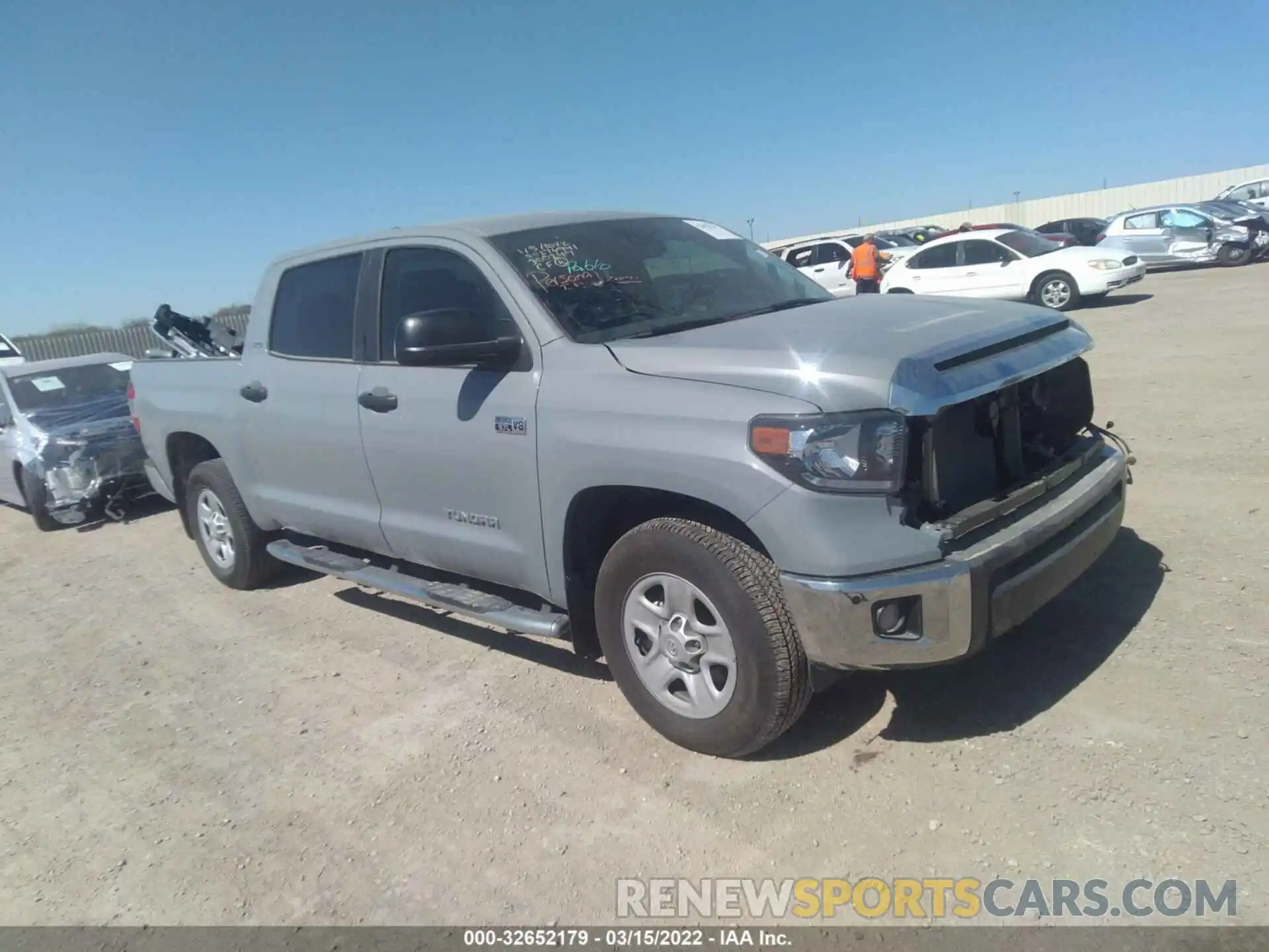 1 Photograph of a damaged car 5TFEY5F18MX300247 TOYOTA TUNDRA 2WD 2021