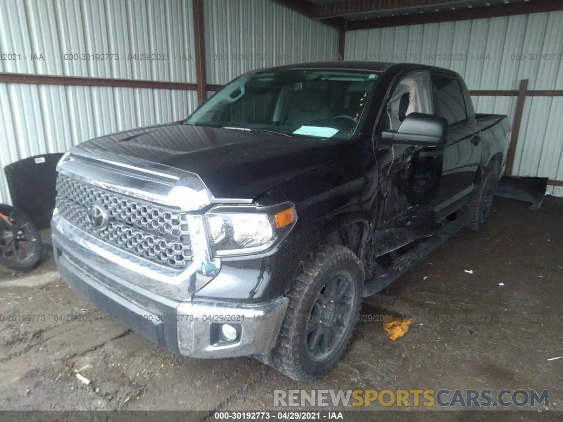 2 Photograph of a damaged car 5TFEY5F19MX275729 TOYOTA TUNDRA 2WD 2021