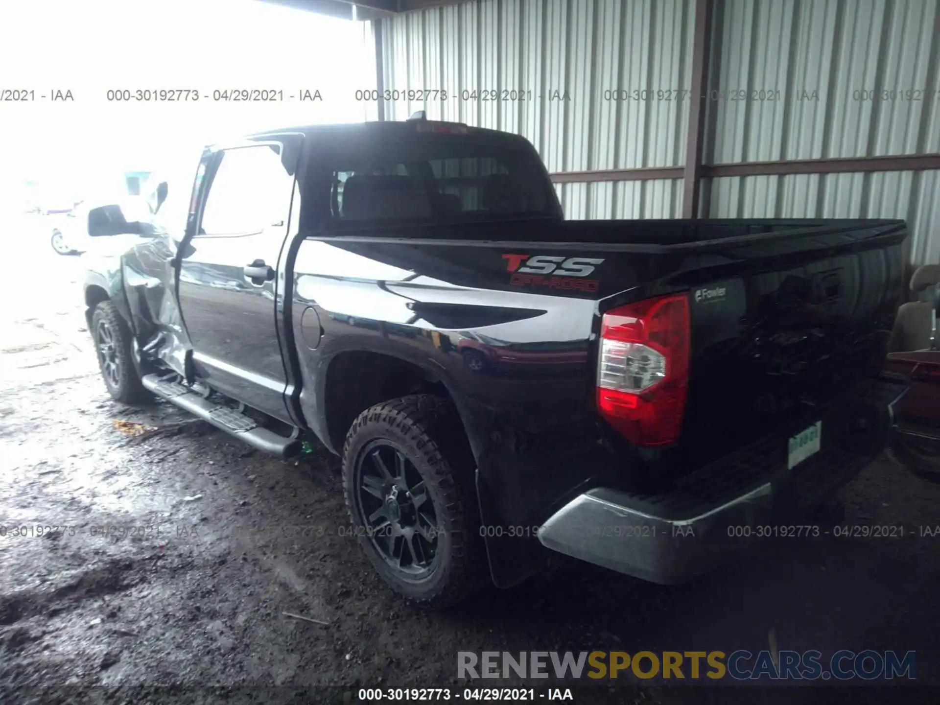 3 Photograph of a damaged car 5TFEY5F19MX275729 TOYOTA TUNDRA 2WD 2021