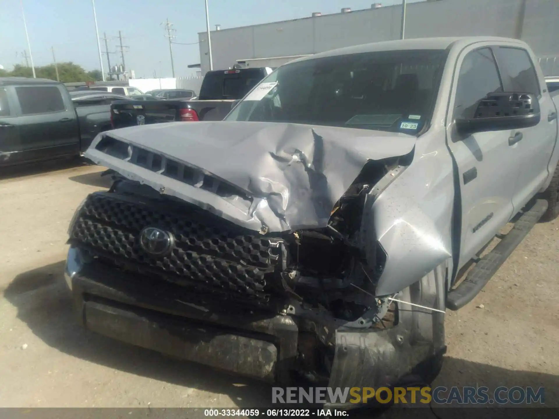 6 Photograph of a damaged car 5TFEY5F19MX299271 TOYOTA TUNDRA 2WD 2021