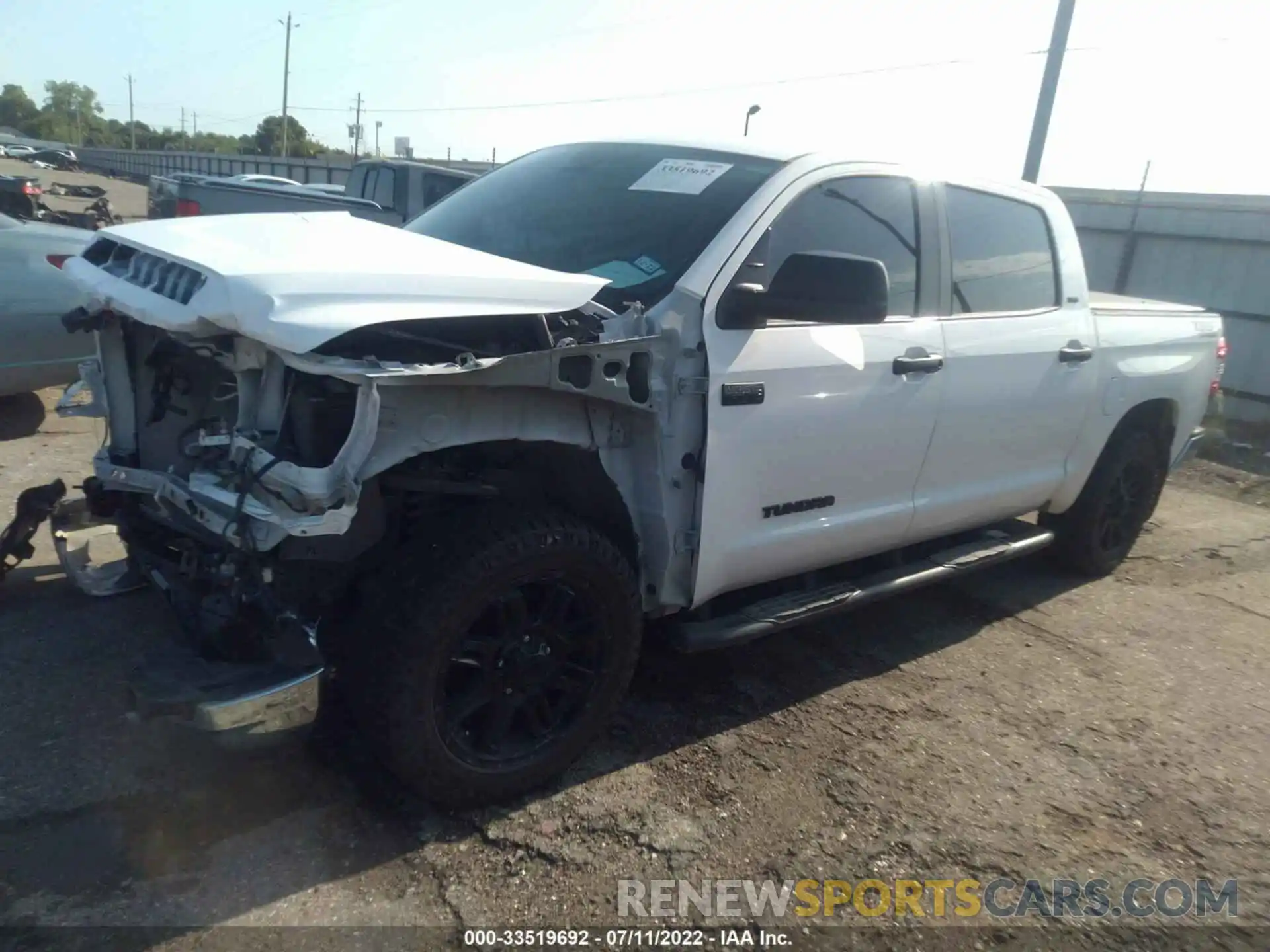 2 Photograph of a damaged car 5TFEY5F1XMX275402 TOYOTA TUNDRA 2WD 2021