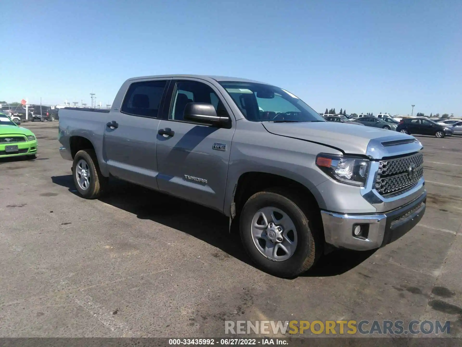 1 Photograph of a damaged car 5TFEY5F1XMX291454 TOYOTA TUNDRA 2WD 2021