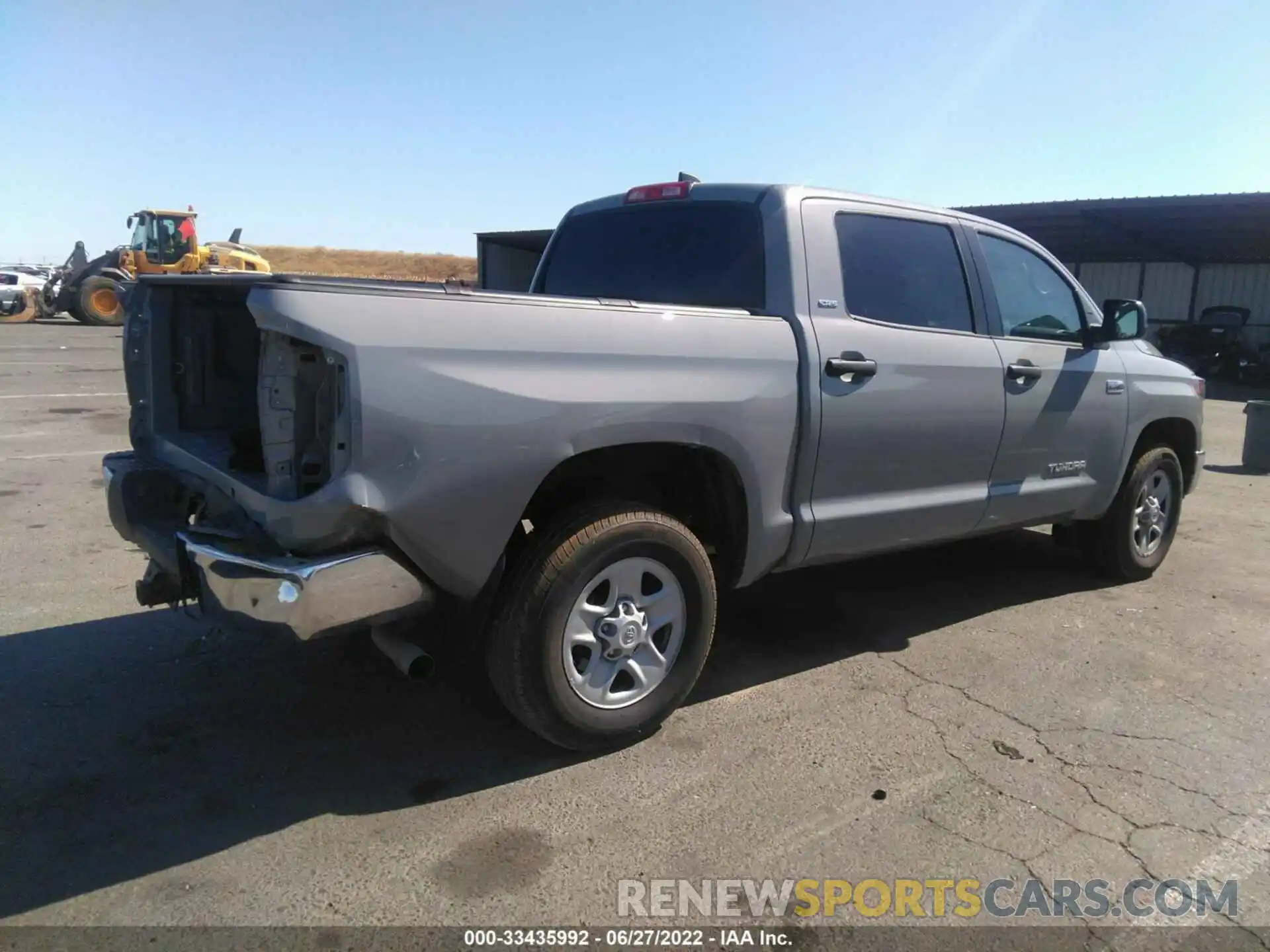 4 Photograph of a damaged car 5TFEY5F1XMX291454 TOYOTA TUNDRA 2WD 2021