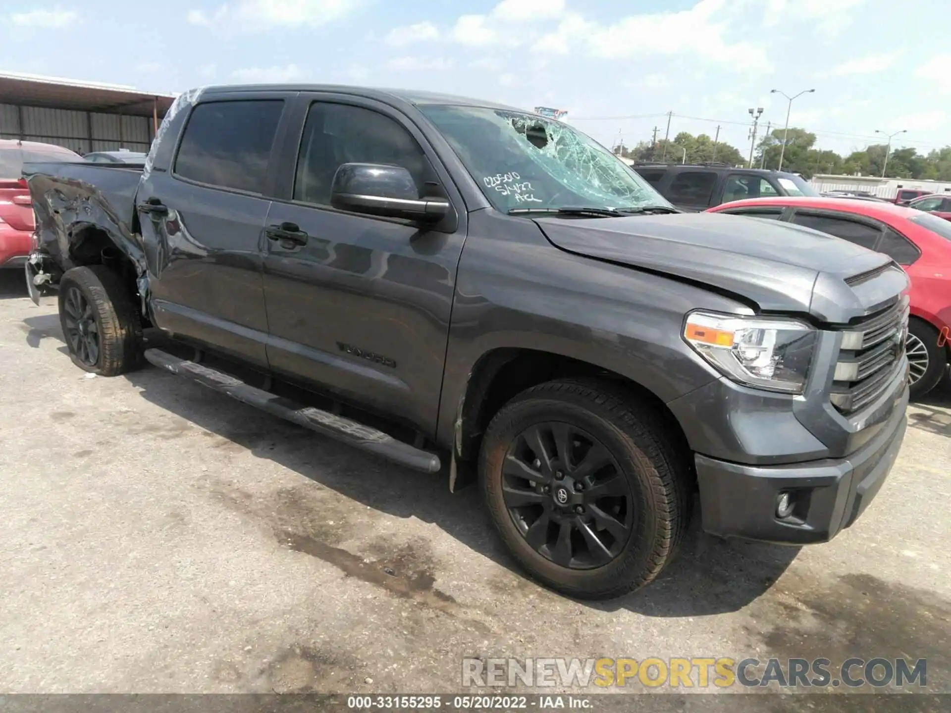 1 Photograph of a damaged car 5TFFY5F15MX293360 TOYOTA TUNDRA 2WD 2021