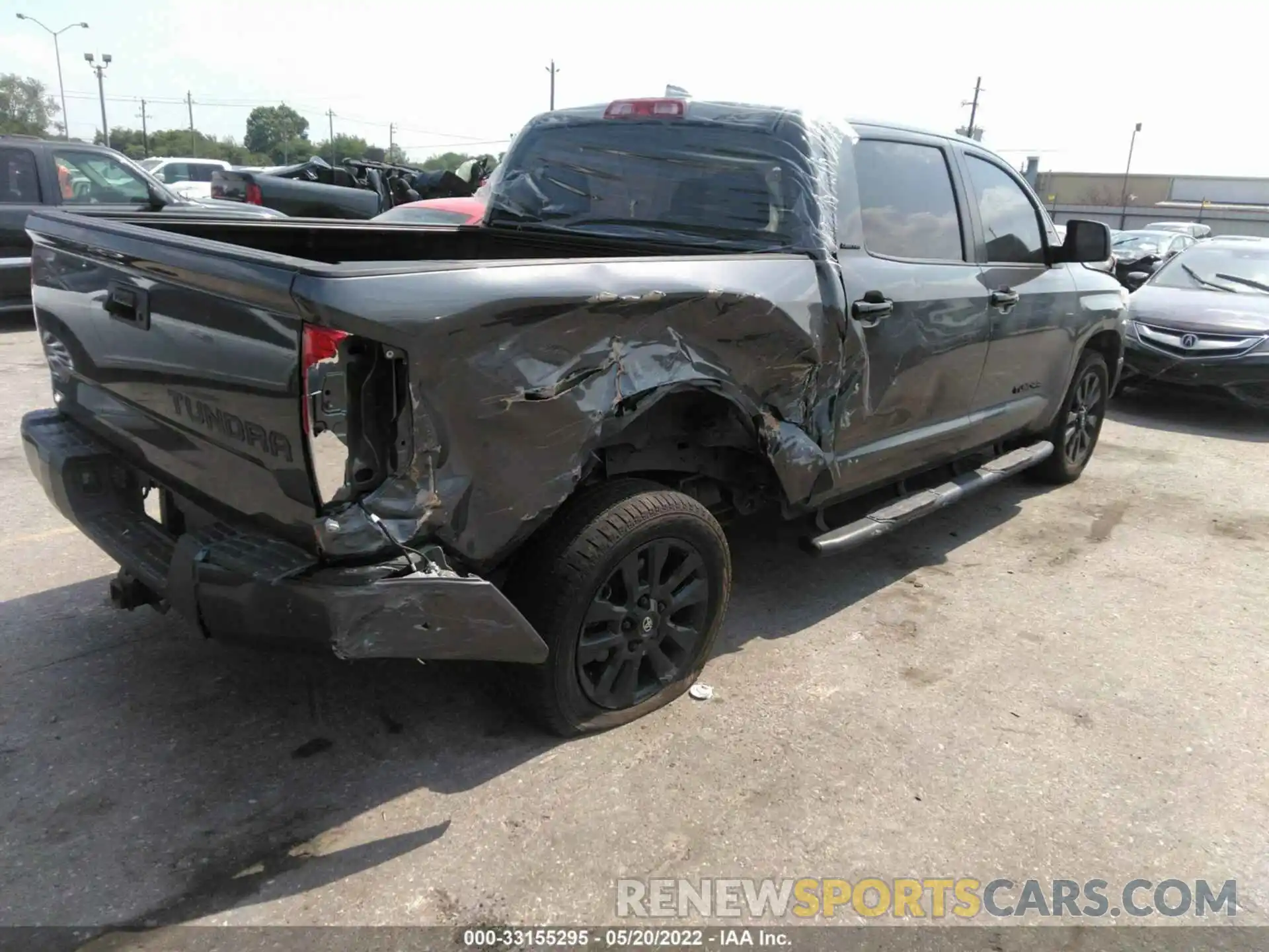 4 Photograph of a damaged car 5TFFY5F15MX293360 TOYOTA TUNDRA 2WD 2021