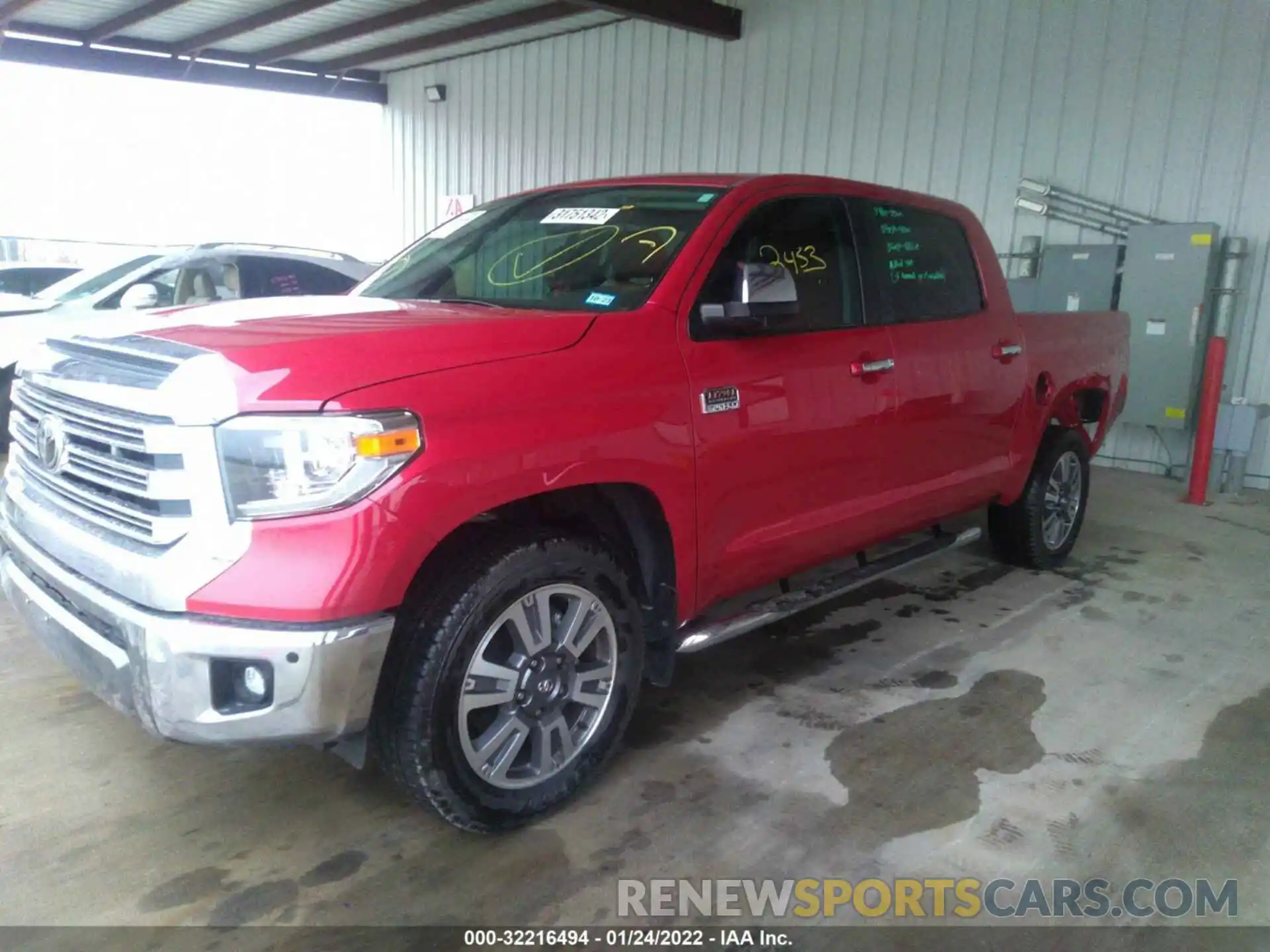 2 Photograph of a damaged car 5TFGY5F10MX295506 TOYOTA TUNDRA 2WD 2021