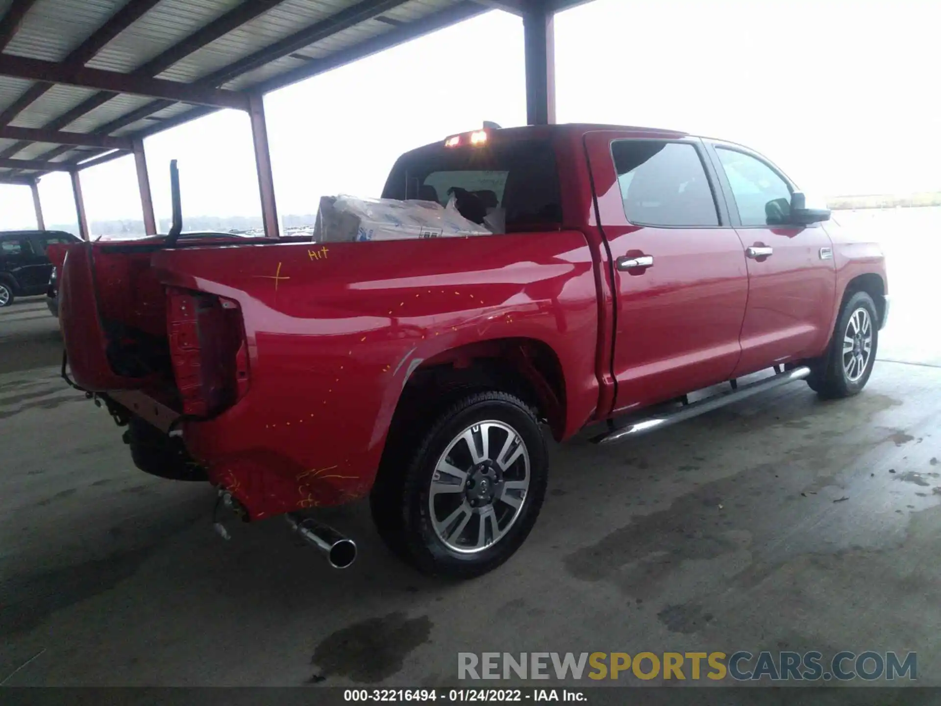 4 Photograph of a damaged car 5TFGY5F10MX295506 TOYOTA TUNDRA 2WD 2021