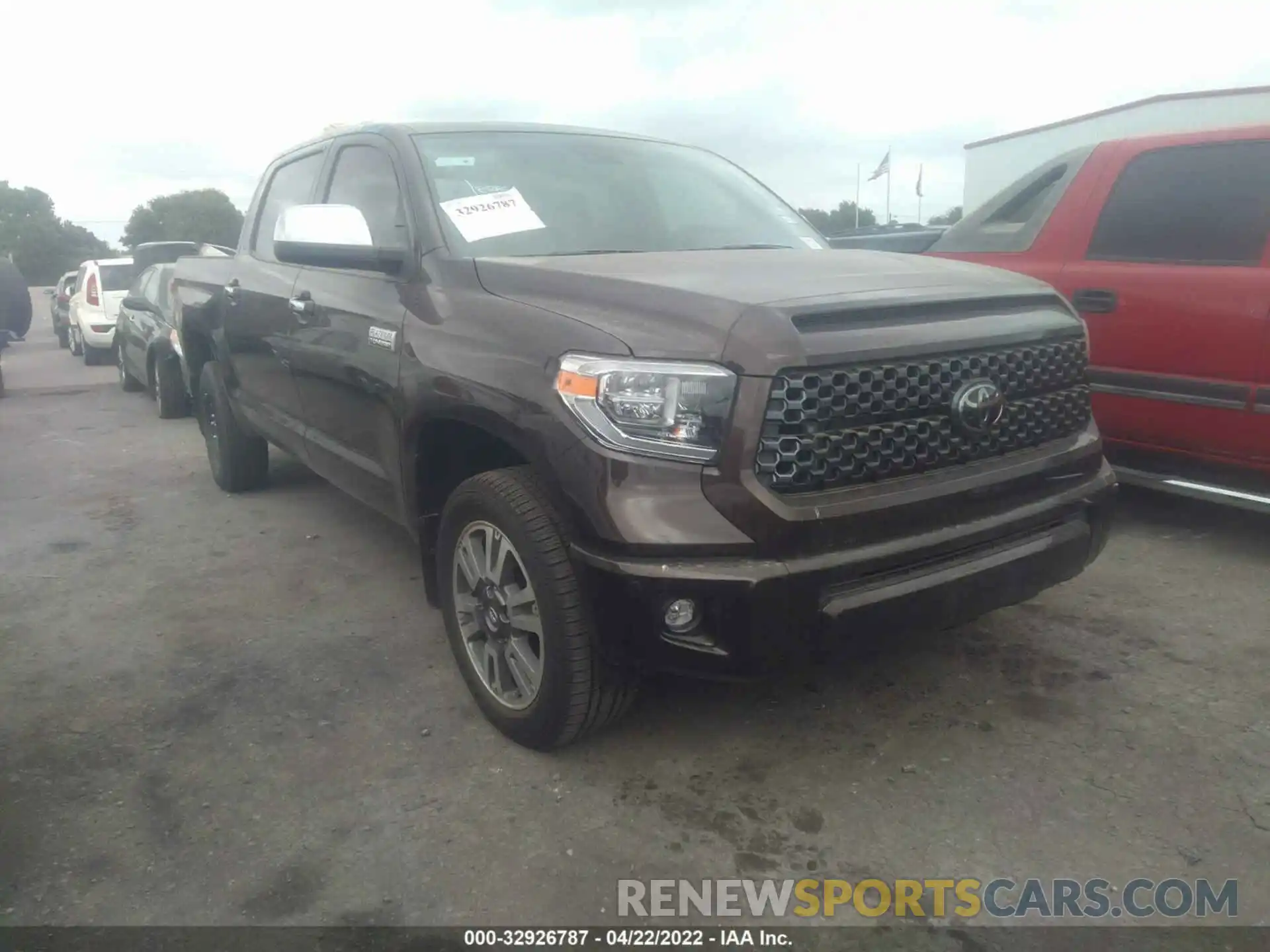 1 Photograph of a damaged car 5TFGY5F11MX294235 TOYOTA TUNDRA 2WD 2021