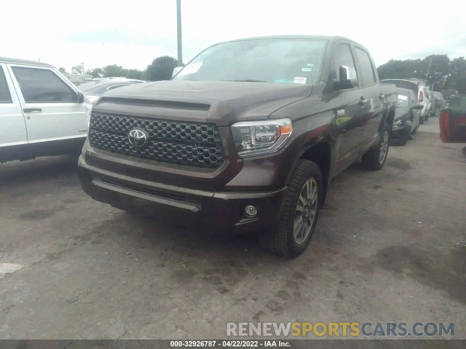 2 Photograph of a damaged car 5TFGY5F11MX294235 TOYOTA TUNDRA 2WD 2021