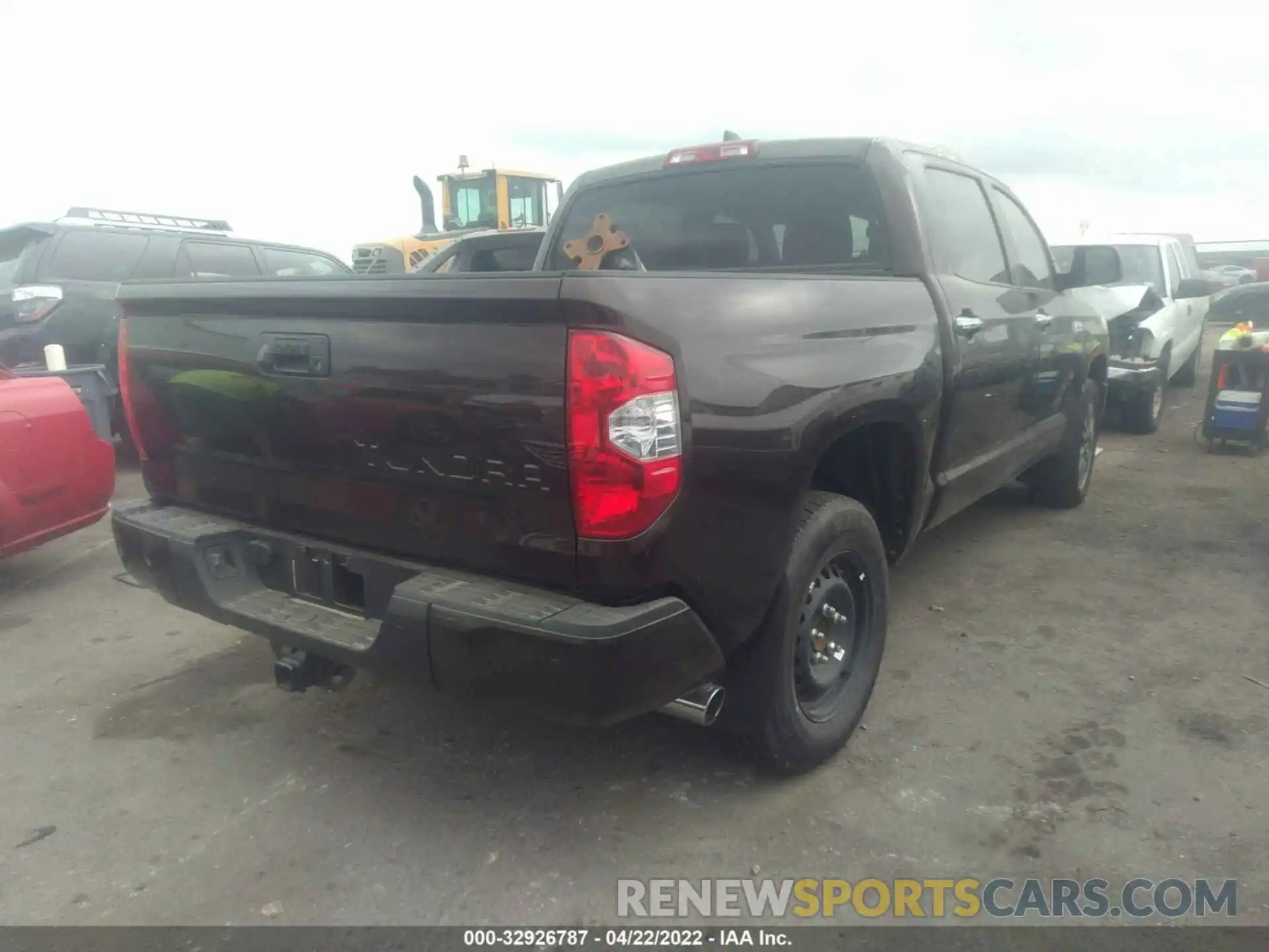 4 Фотография поврежденного автомобиля 5TFGY5F11MX294235 TOYOTA TUNDRA 2WD 2021