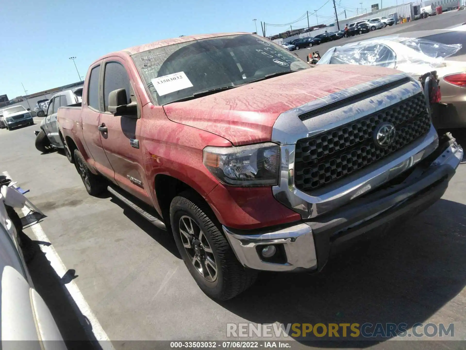 1 Photograph of a damaged car 5TFRY5F10MX273823 TOYOTA TUNDRA 2WD 2021