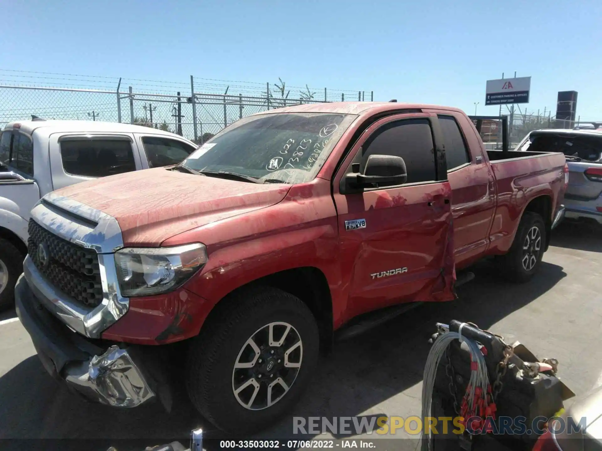 2 Photograph of a damaged car 5TFRY5F10MX273823 TOYOTA TUNDRA 2WD 2021