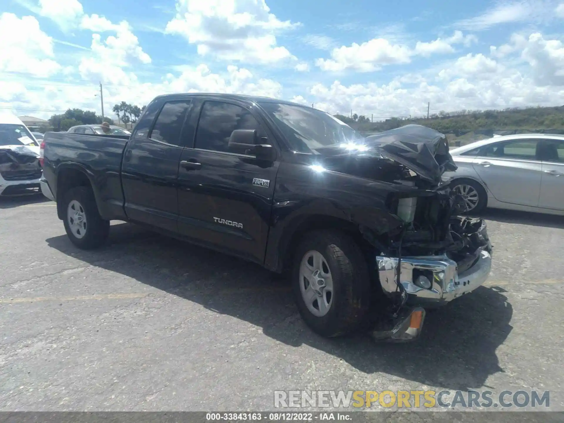 1 Photograph of a damaged car 5TFRY5F11MX277959 TOYOTA TUNDRA 2WD 2021