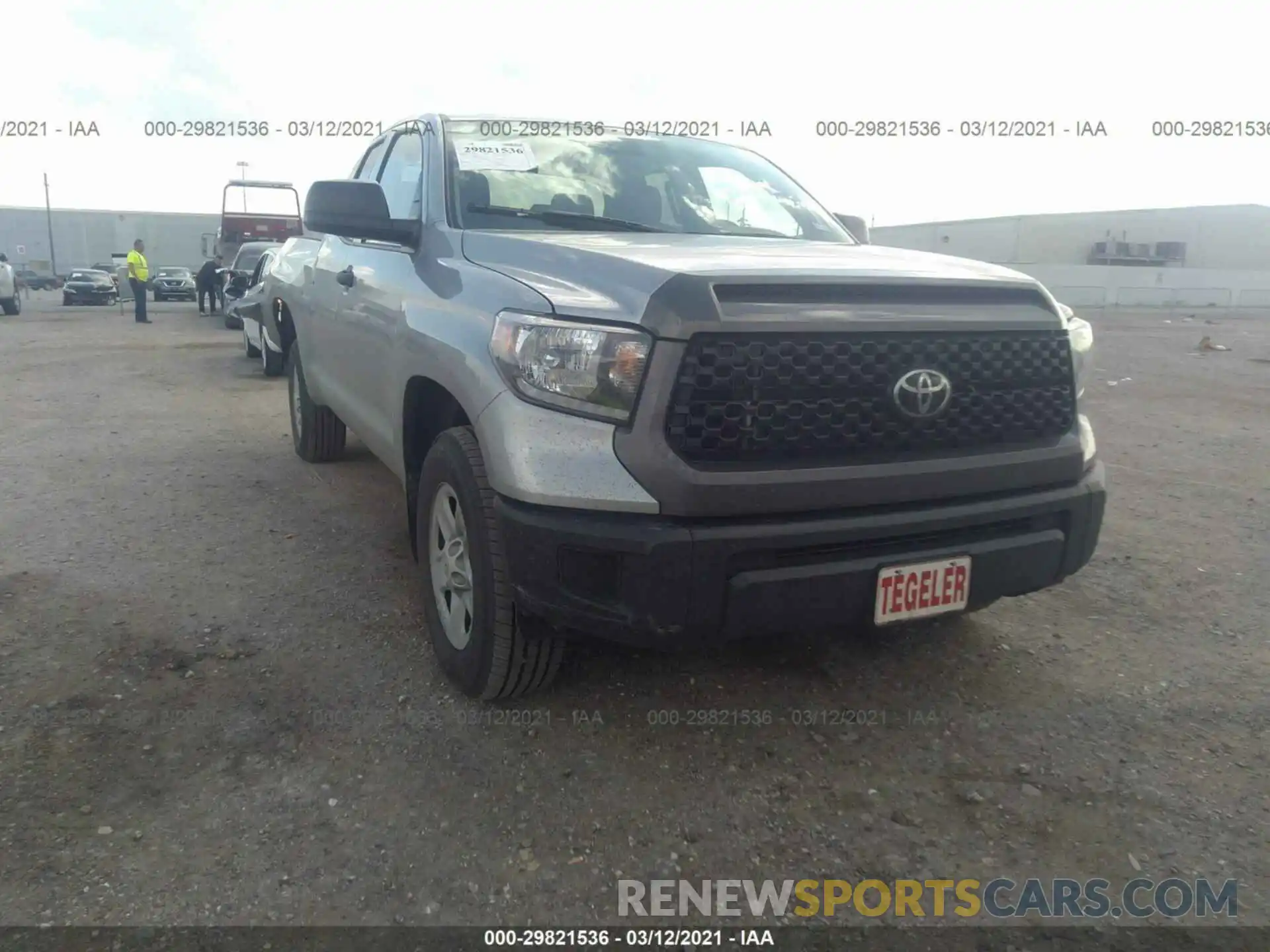 1 Photograph of a damaged car 5TFRY5F12MX273242 TOYOTA TUNDRA 2WD 2021