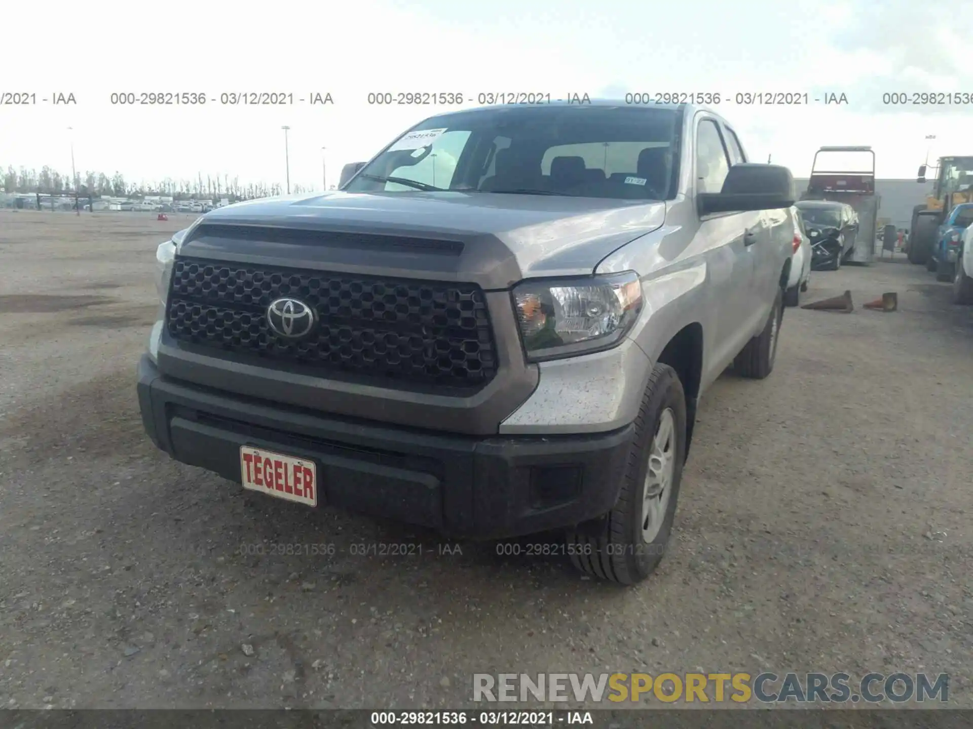 2 Photograph of a damaged car 5TFRY5F12MX273242 TOYOTA TUNDRA 2WD 2021