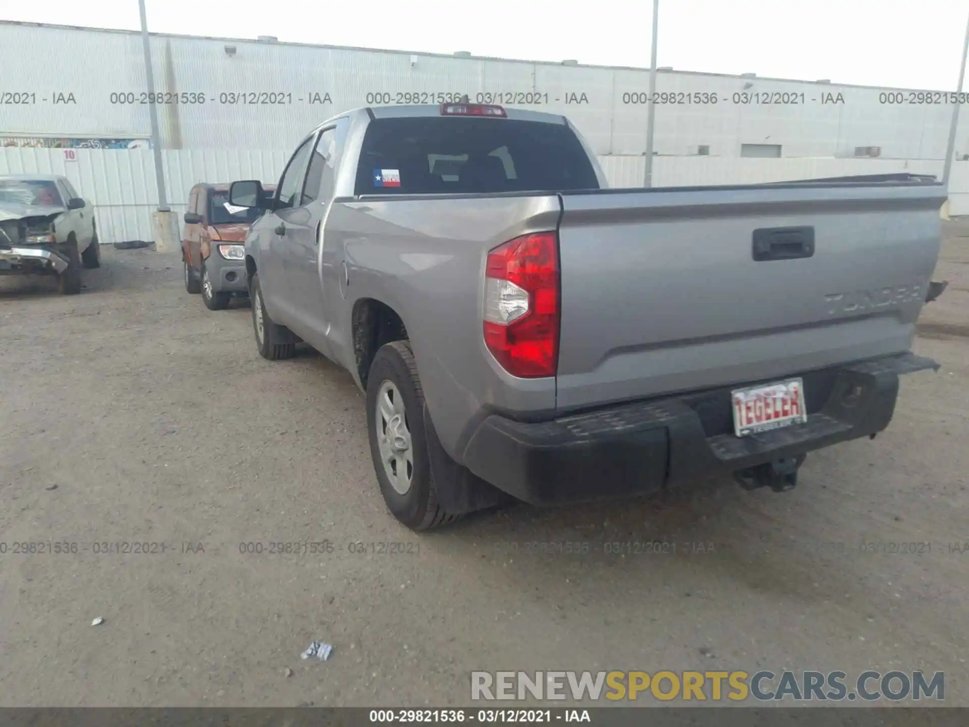 3 Photograph of a damaged car 5TFRY5F12MX273242 TOYOTA TUNDRA 2WD 2021