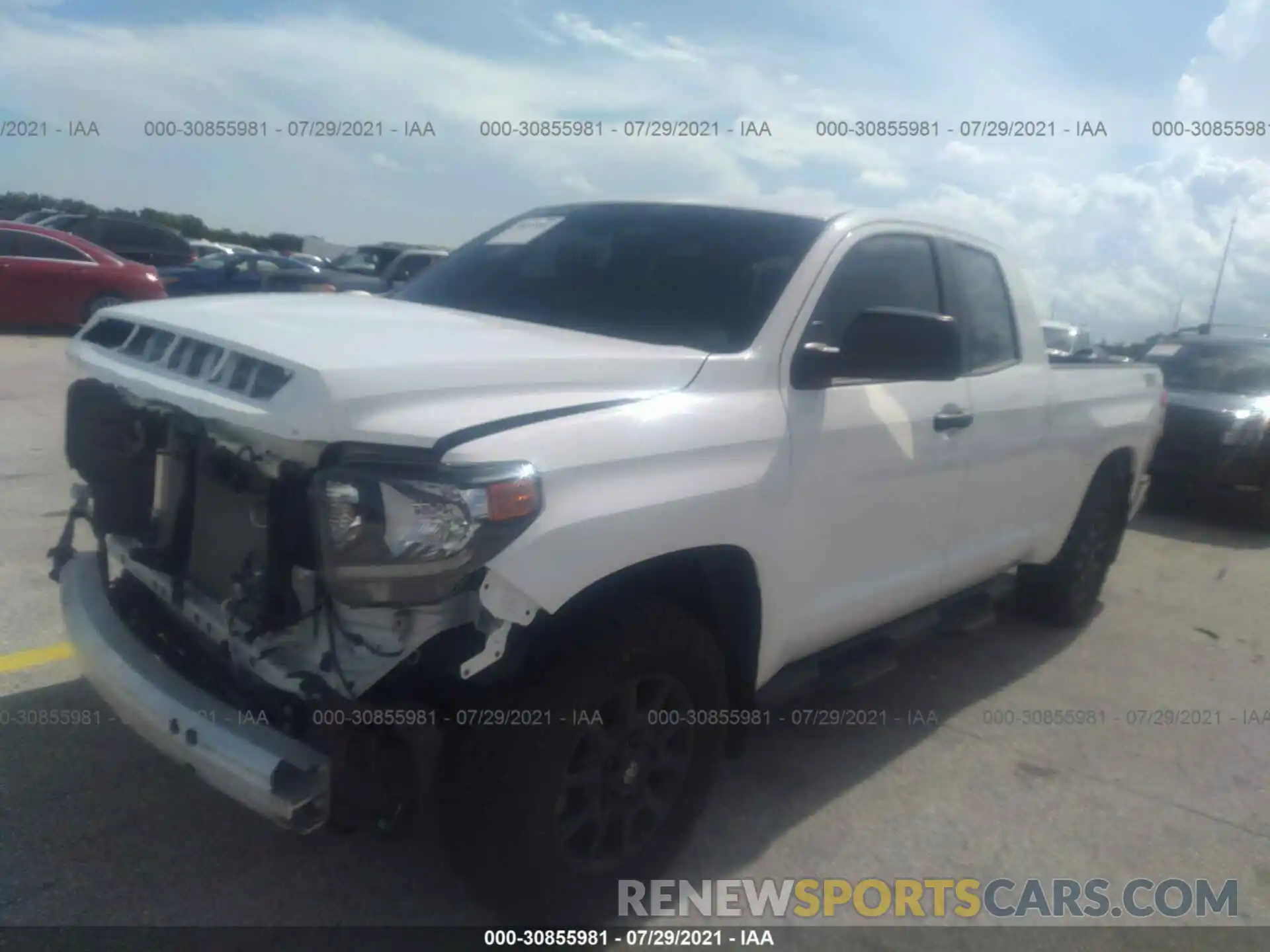 2 Photograph of a damaged car 5TFRY5F12MX280711 TOYOTA TUNDRA 2WD 2021