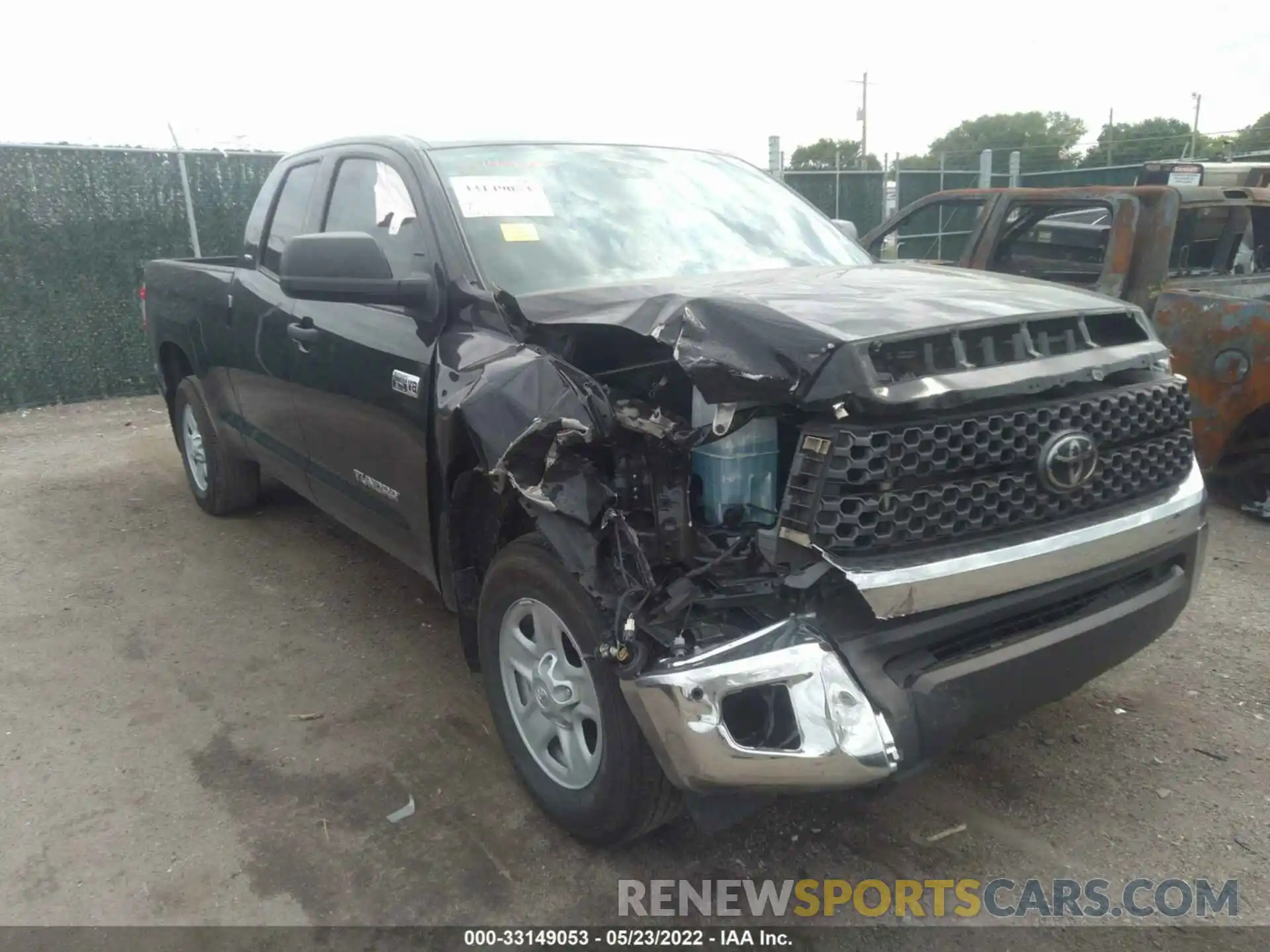 1 Photograph of a damaged car 5TFRY5F13MX296626 TOYOTA TUNDRA 2WD 2021