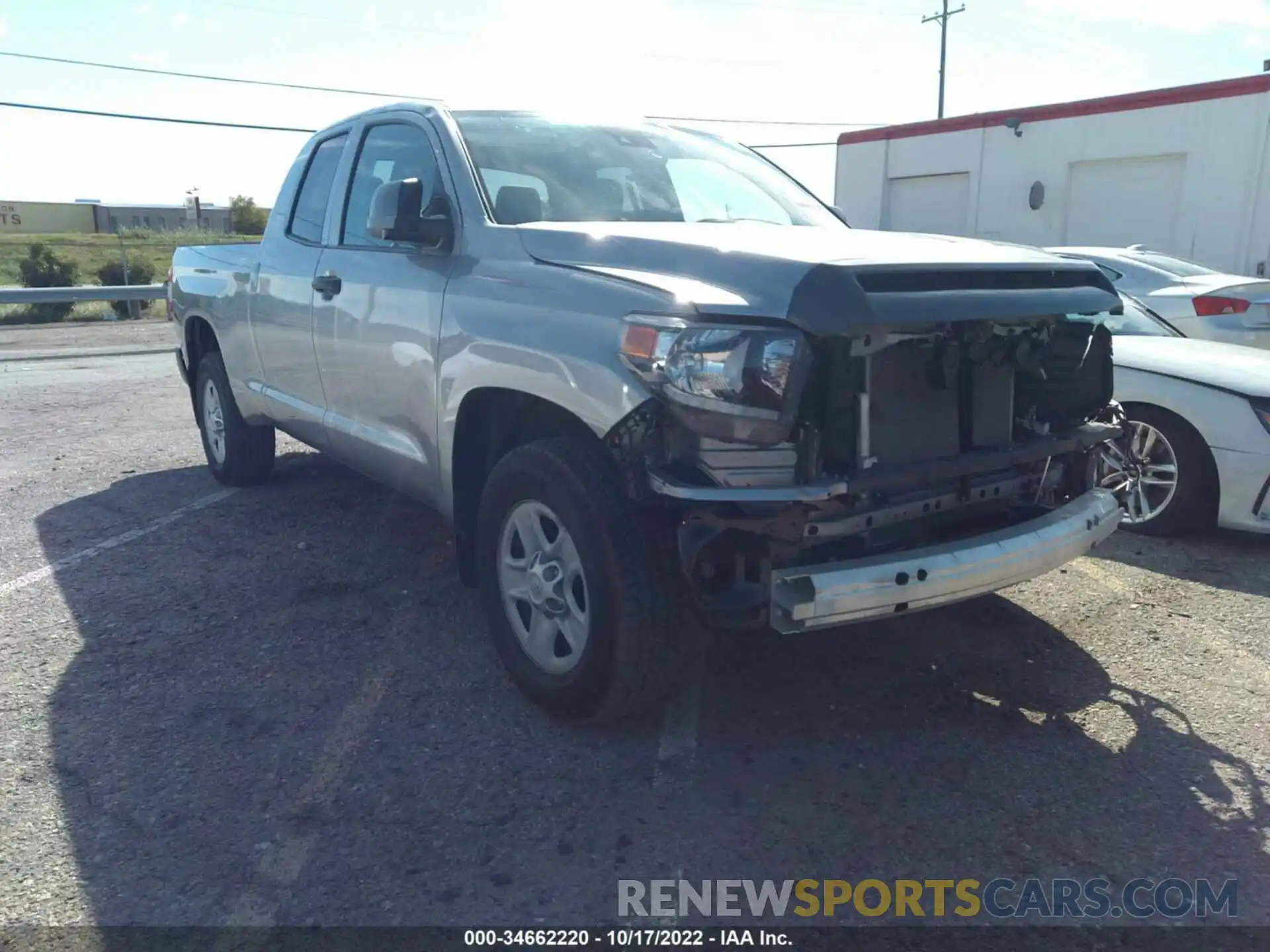 1 Photograph of a damaged car 5TFRY5F14MX291404 TOYOTA TUNDRA 2WD 2021