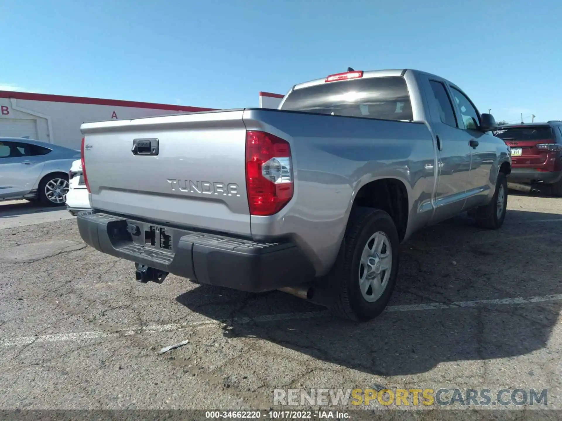 4 Photograph of a damaged car 5TFRY5F14MX291404 TOYOTA TUNDRA 2WD 2021