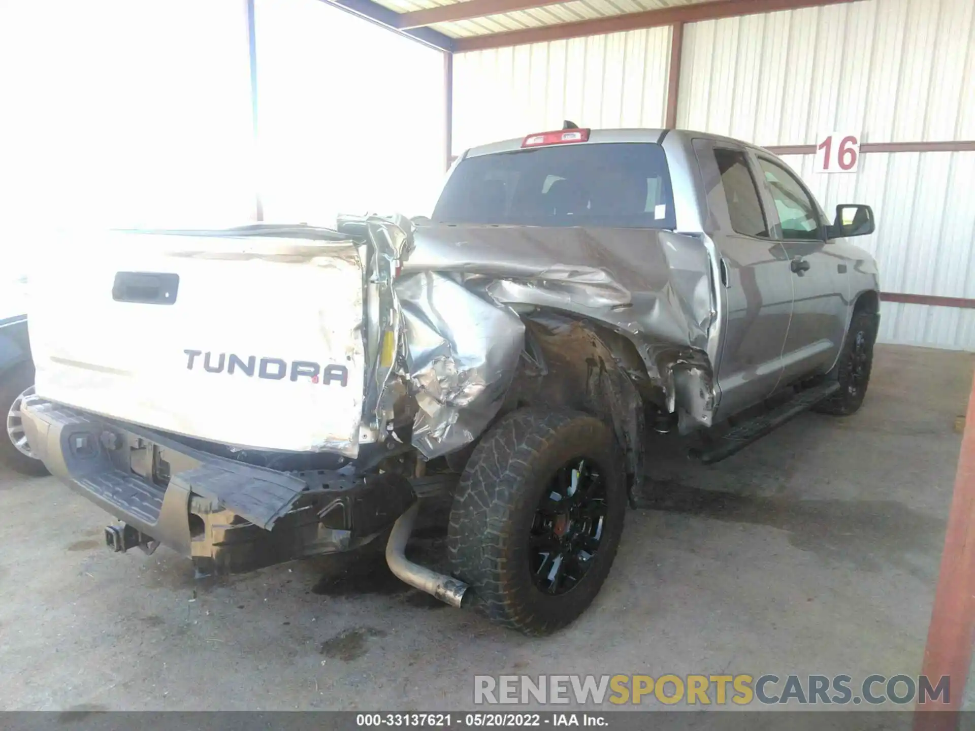 4 Photograph of a damaged car 5TFRY5F15MX281917 TOYOTA TUNDRA 2WD 2021