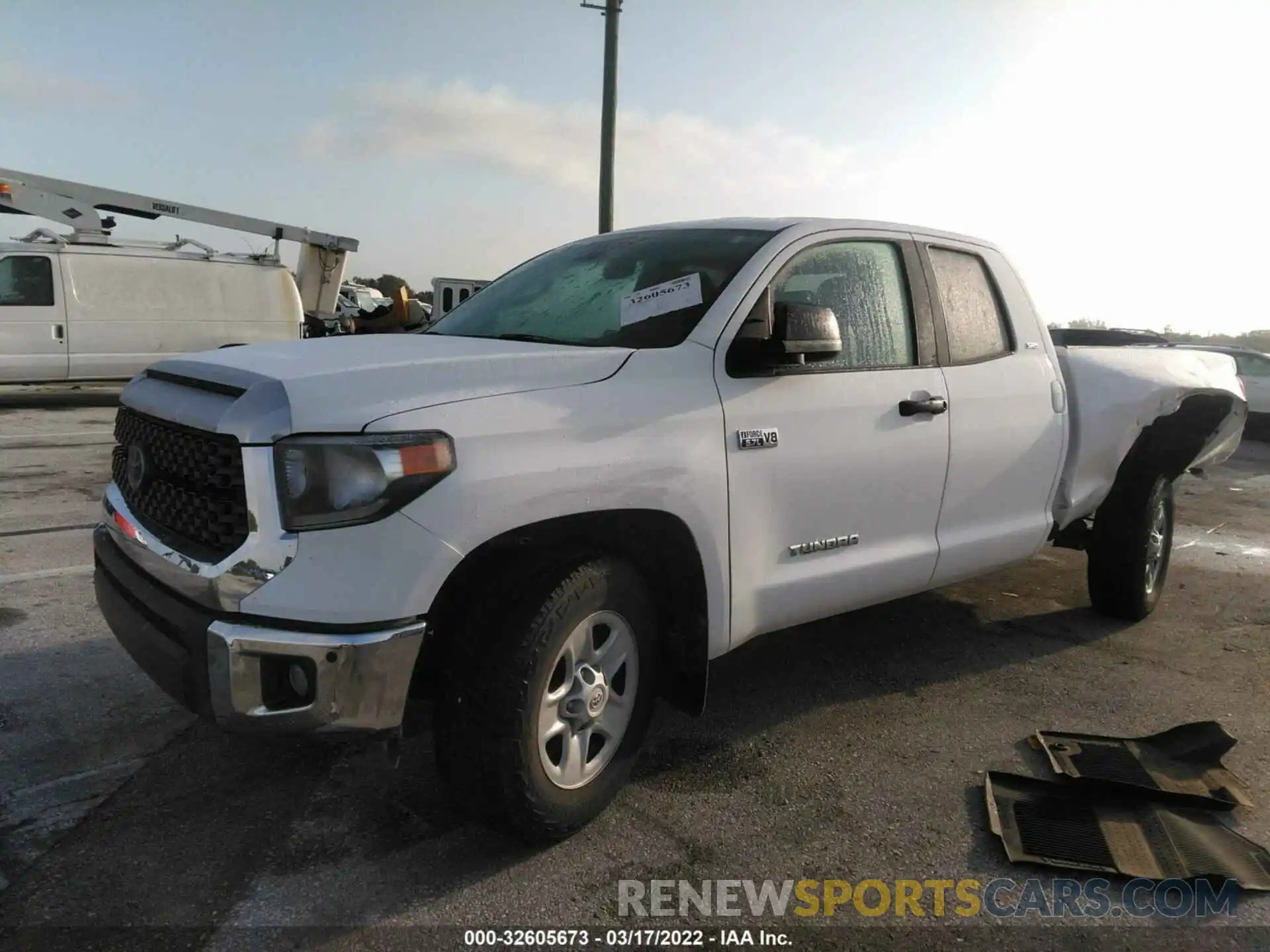 2 Photograph of a damaged car 5TFRY5F15MX296160 TOYOTA TUNDRA 2WD 2021