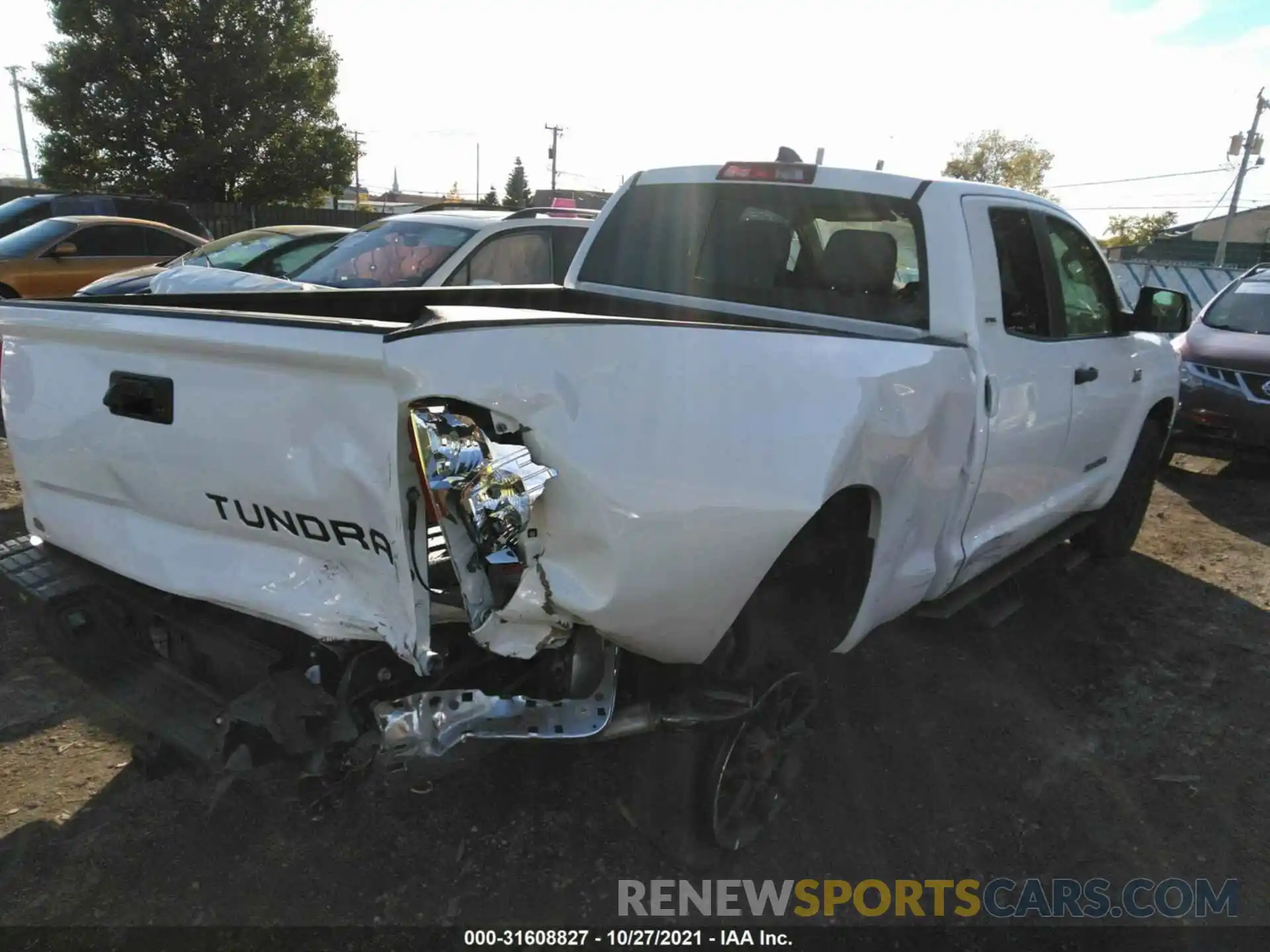 4 Photograph of a damaged car 5TFRY5F16MX293994 TOYOTA TUNDRA 2WD 2021