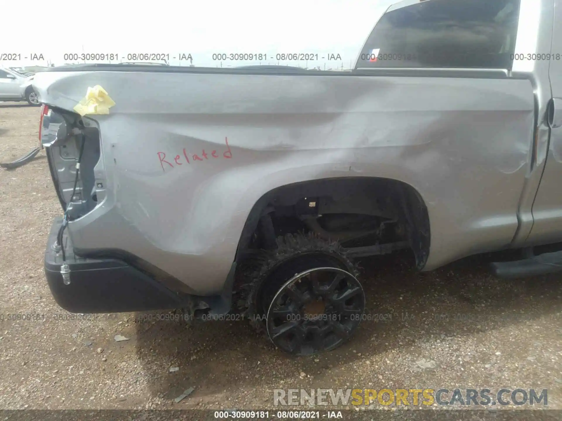 6 Photograph of a damaged car 5TFRY5F17MX273902 TOYOTA TUNDRA 2WD 2021