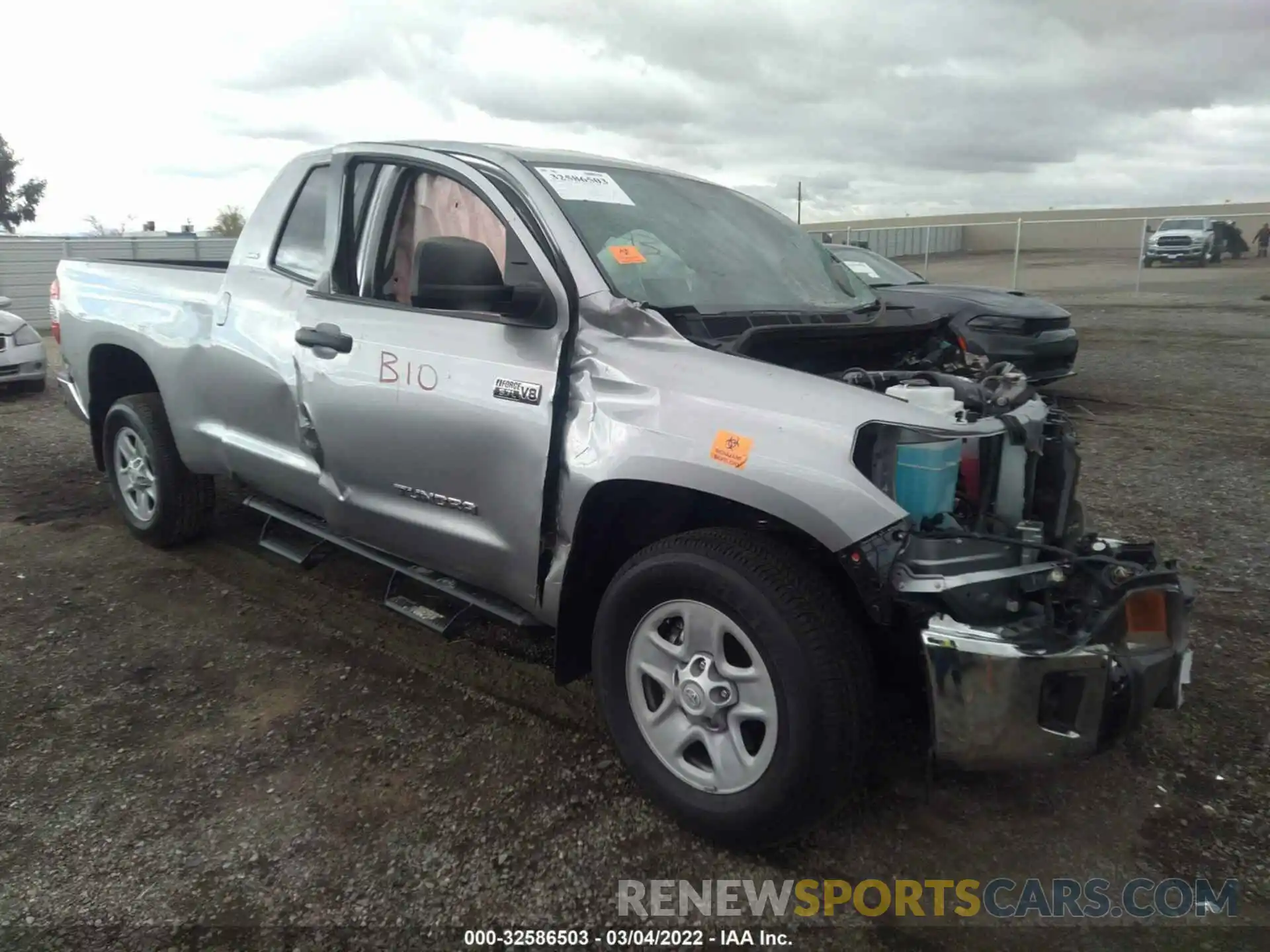 1 Photograph of a damaged car 5TFRY5F17MX296709 TOYOTA TUNDRA 2WD 2021