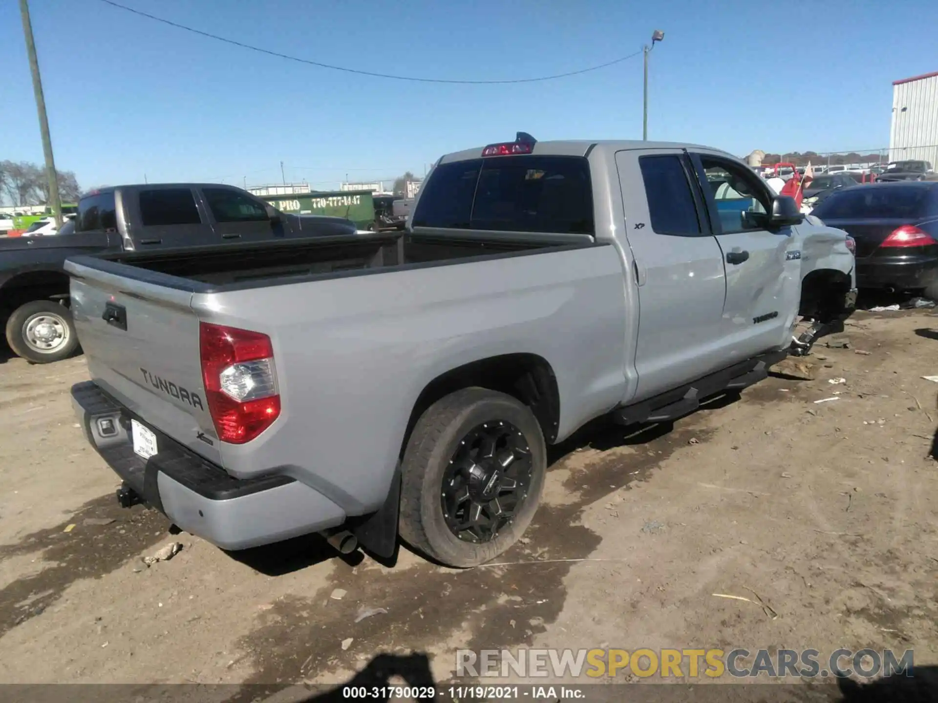 4 Фотография поврежденного автомобиля 5TFRY5F19MX293035 TOYOTA TUNDRA 2WD 2021