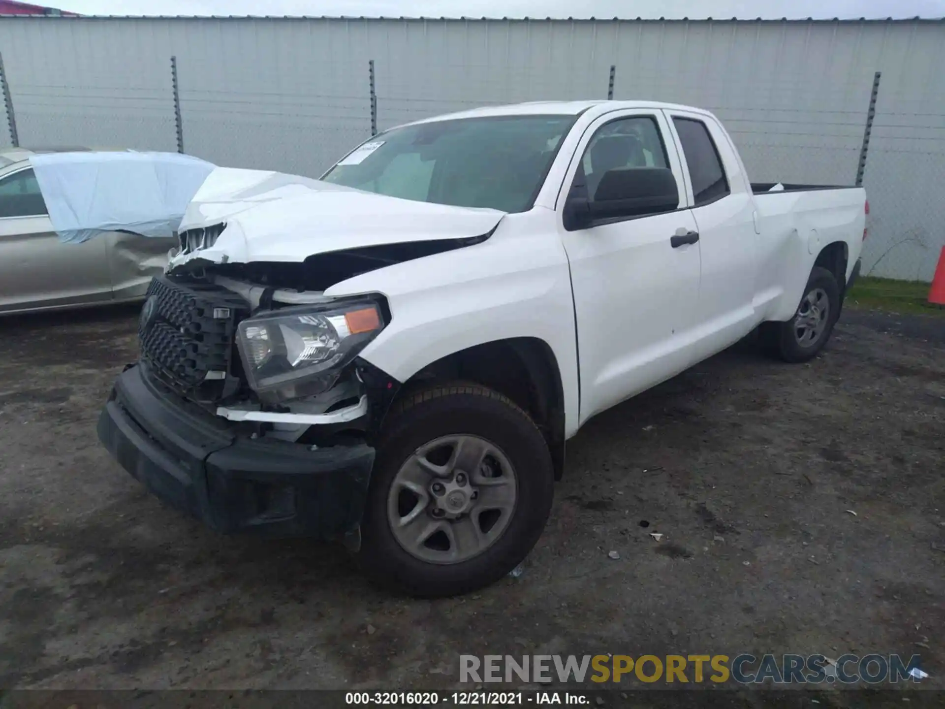 2 Photograph of a damaged car 5TFTY5F1XMX011944 TOYOTA TUNDRA 2WD 2021