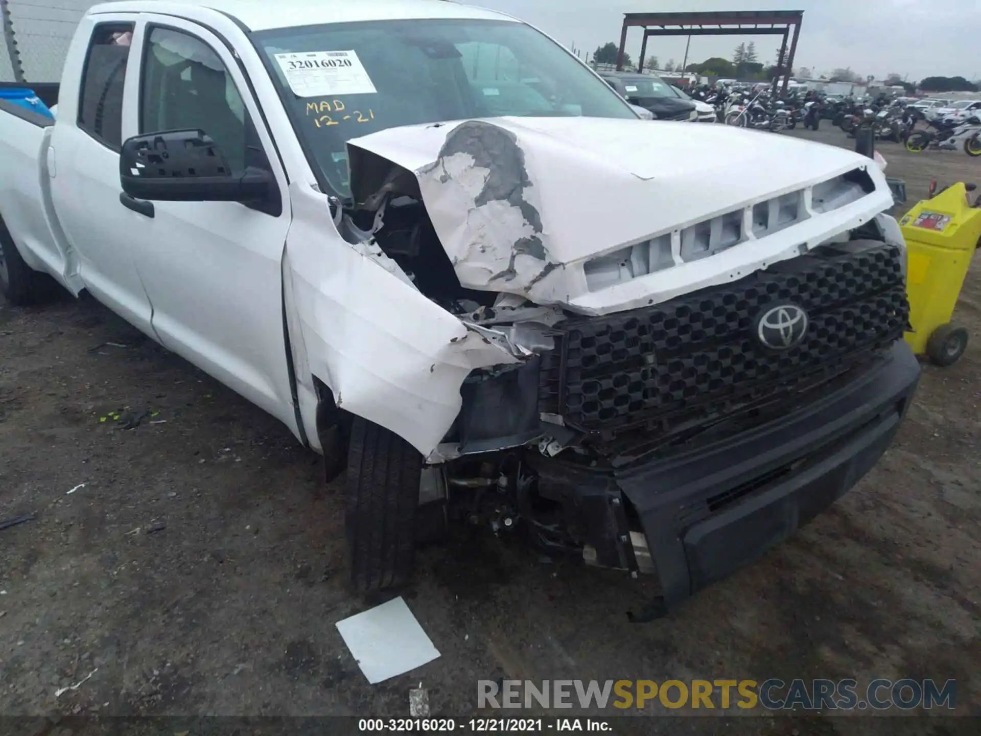 6 Photograph of a damaged car 5TFTY5F1XMX011944 TOYOTA TUNDRA 2WD 2021