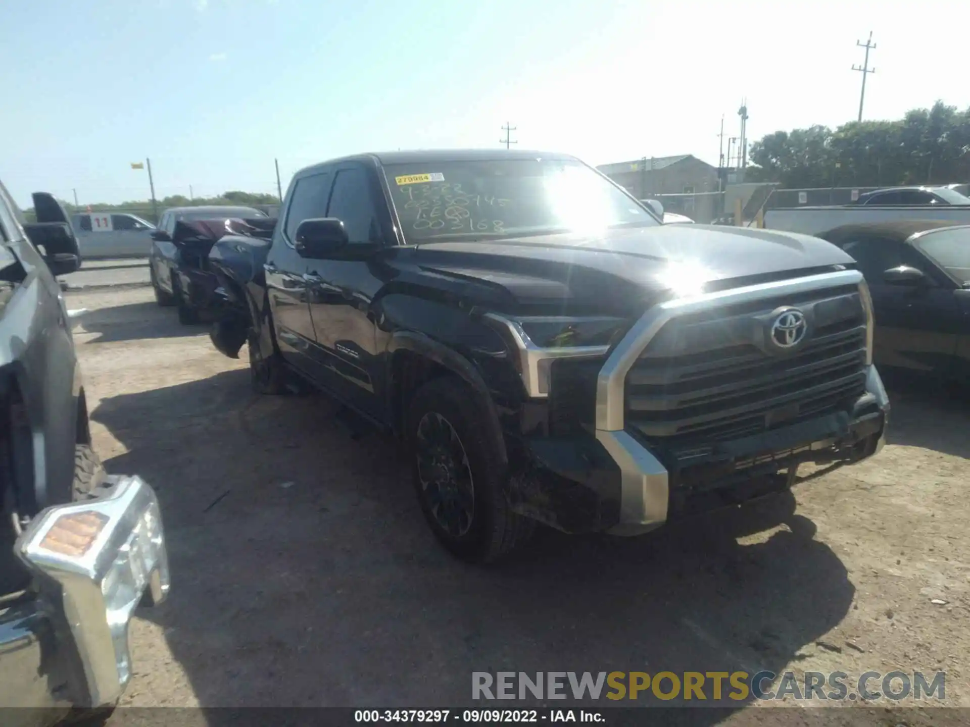 6 Фотография поврежденного автомобиля 5TFJA5AB0NX003168 TOYOTA TUNDRA 2WD 2022