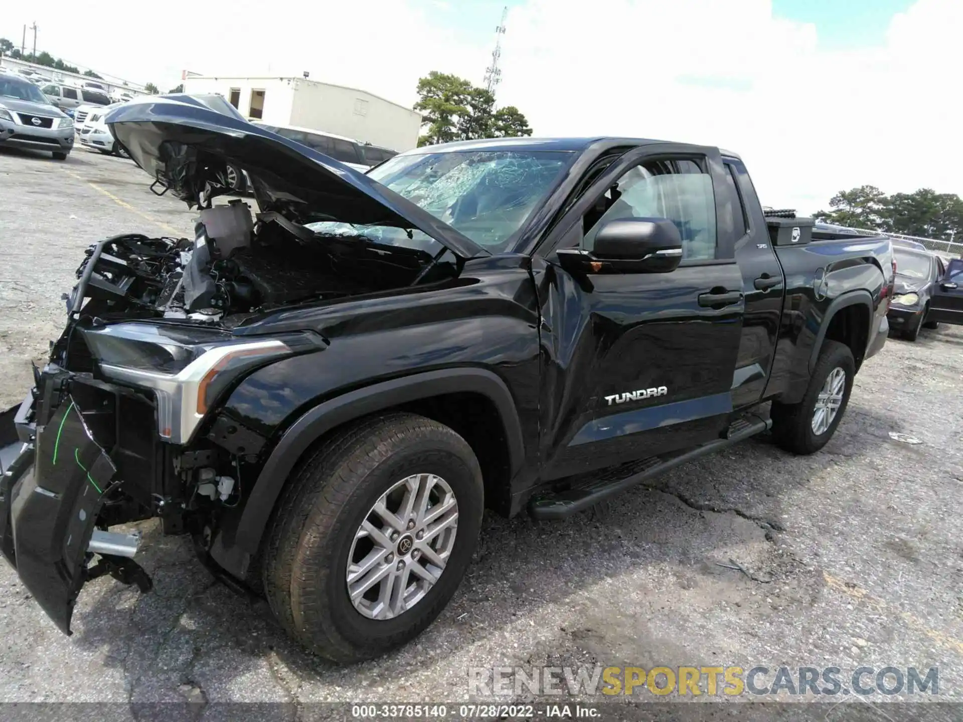 2 Photograph of a damaged car 5TFLA5AAXNX009589 TOYOTA TUNDRA 2WD 2022