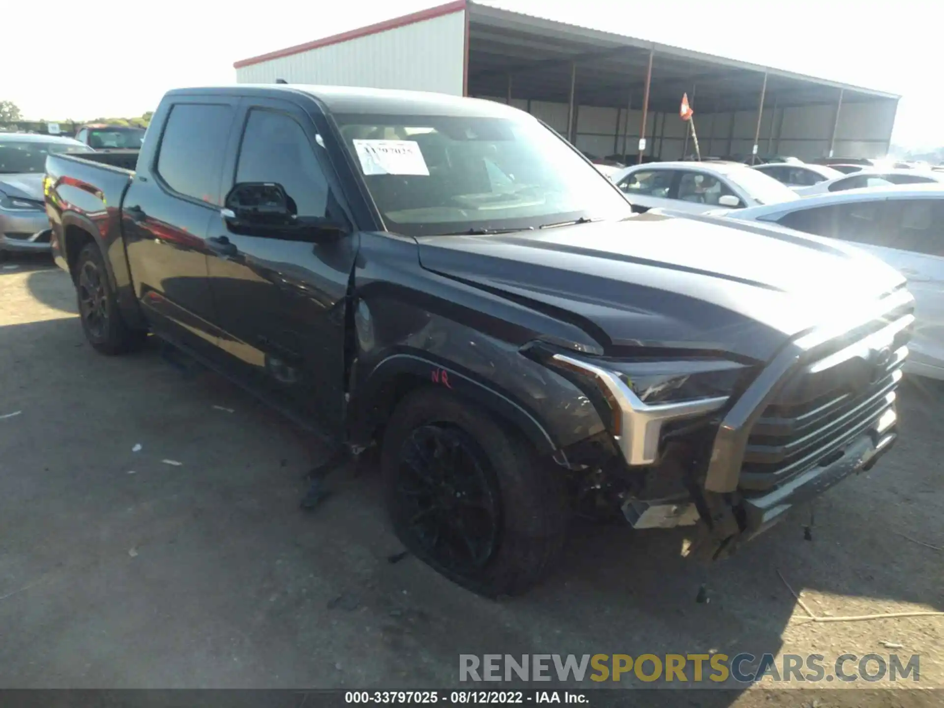 1 Photograph of a damaged car 5TFLA5AB0NX007679 TOYOTA TUNDRA 2WD 2022