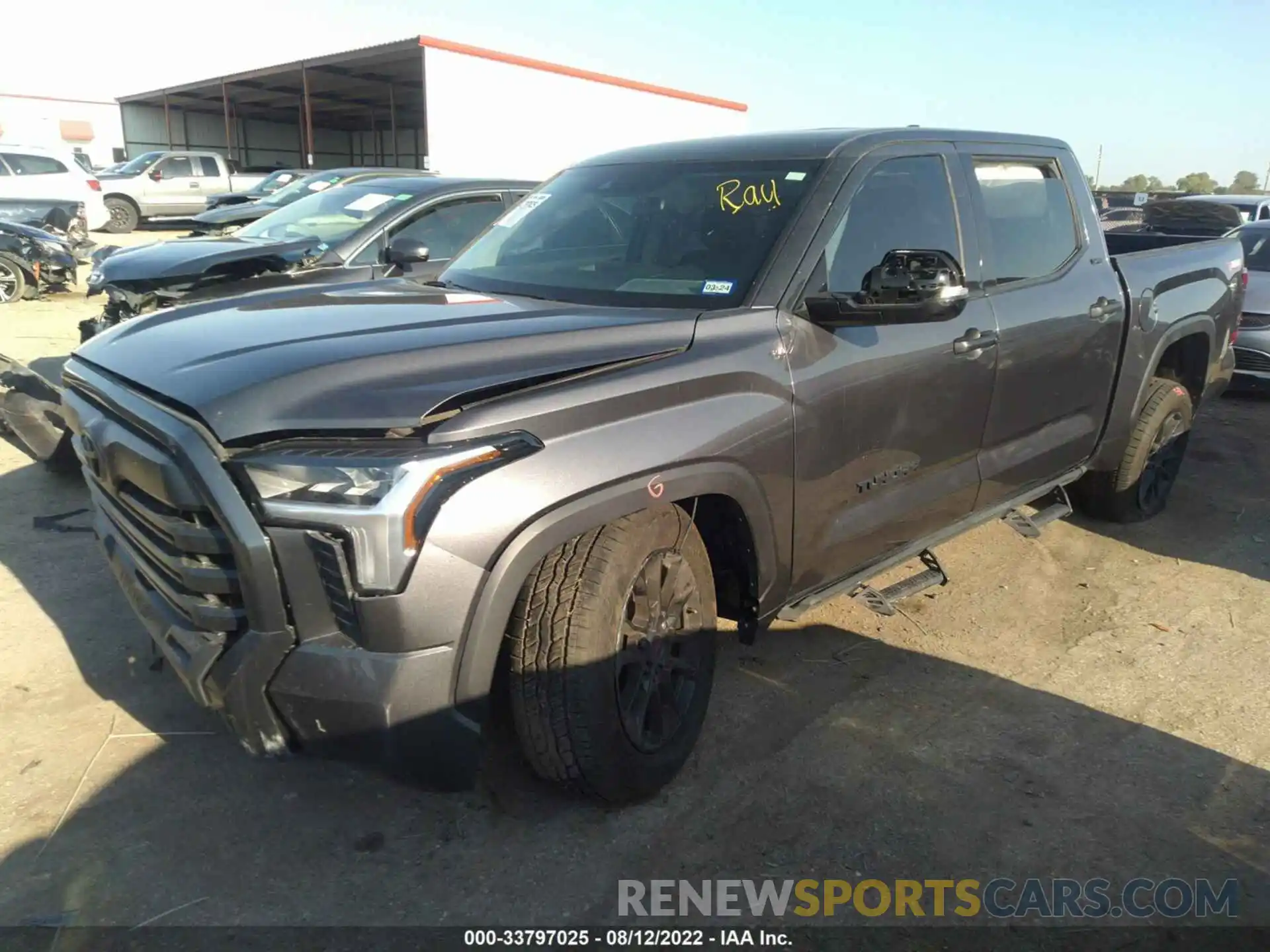 2 Photograph of a damaged car 5TFLA5AB0NX007679 TOYOTA TUNDRA 2WD 2022