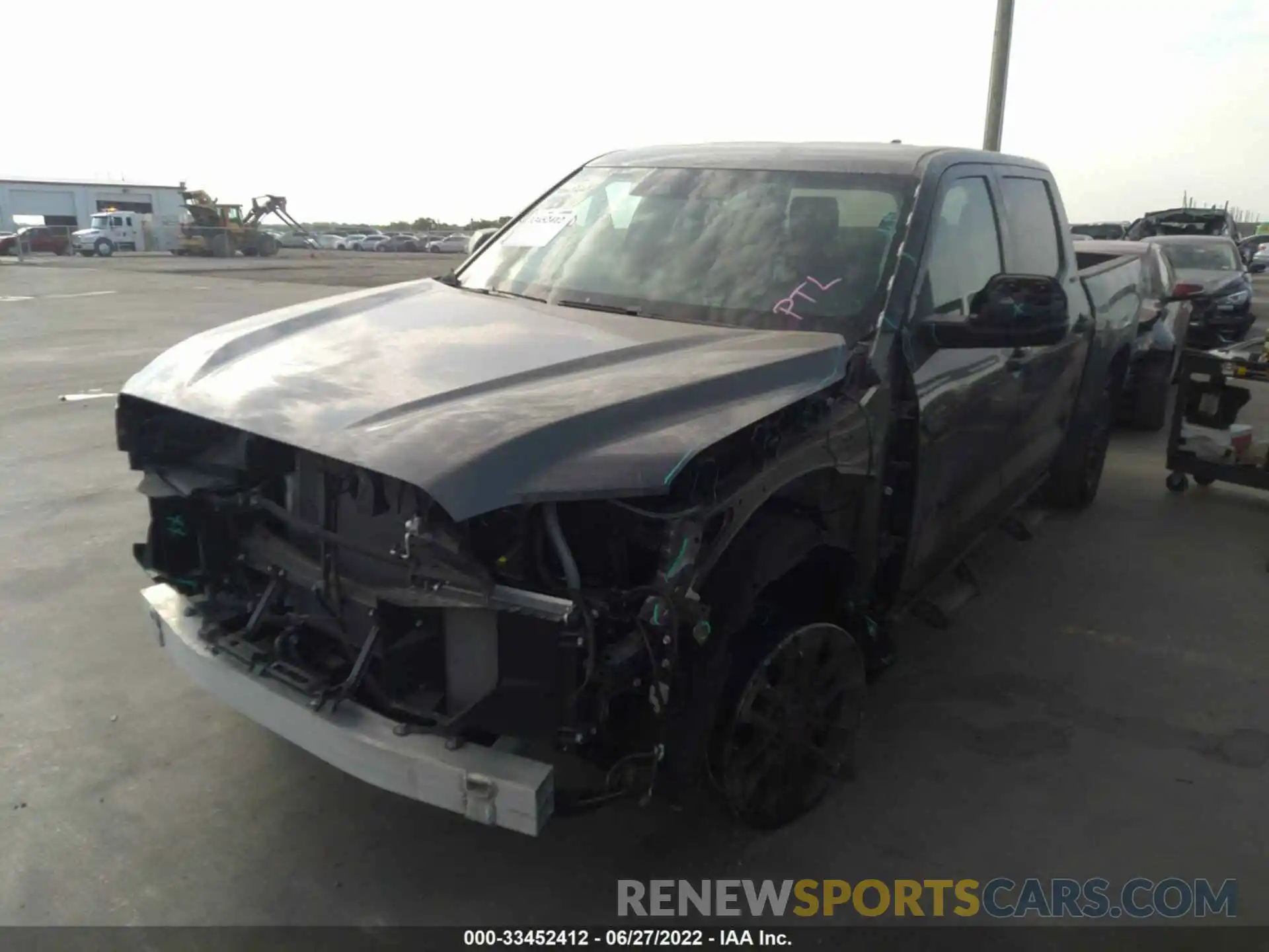 6 Photograph of a damaged car 5TFLA5AB9NX007163 TOYOTA TUNDRA 2WD 2022