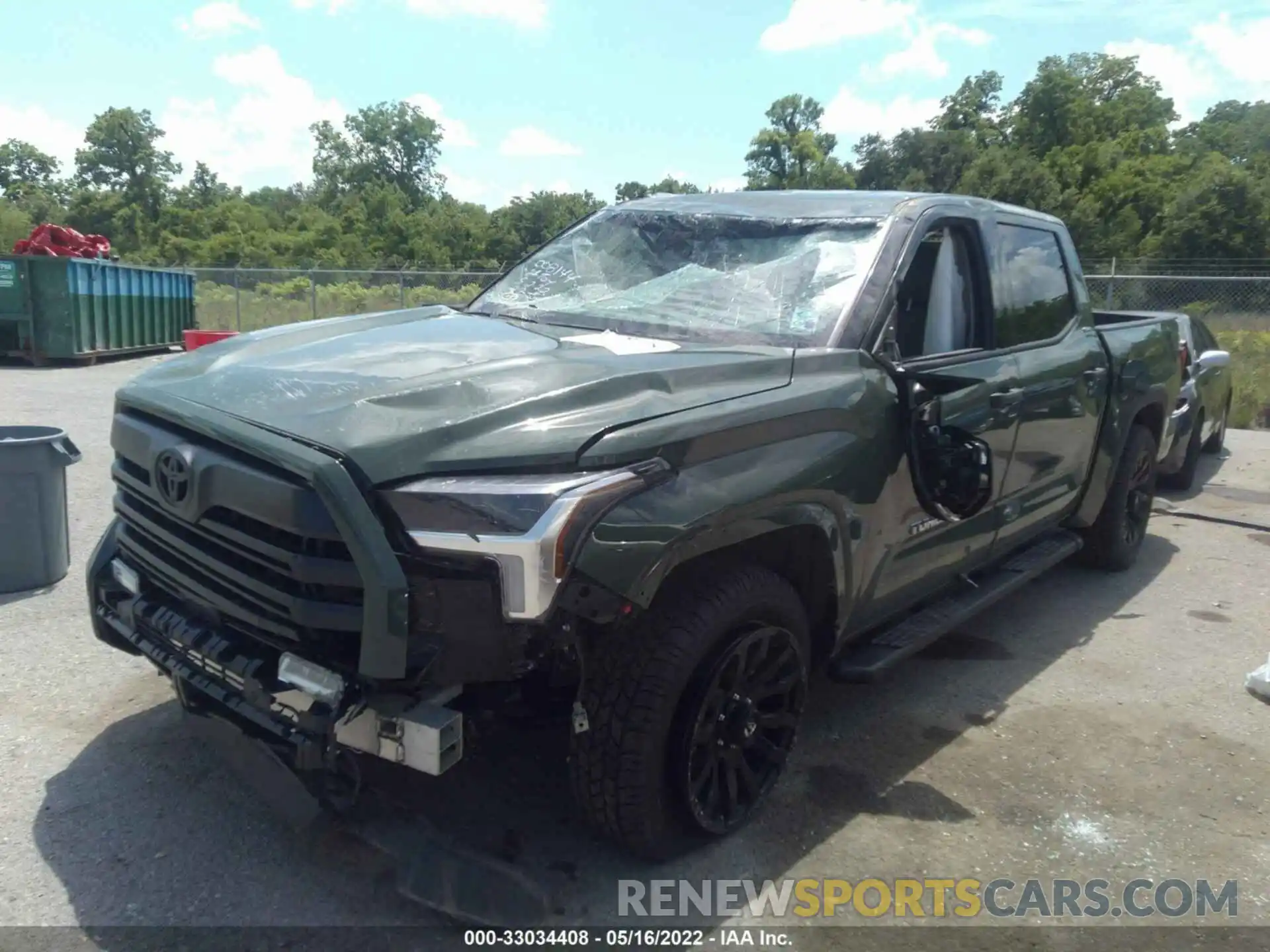 2 Photograph of a damaged car 5TFLA5ABXNX008144 TOYOTA TUNDRA 2WD 2022