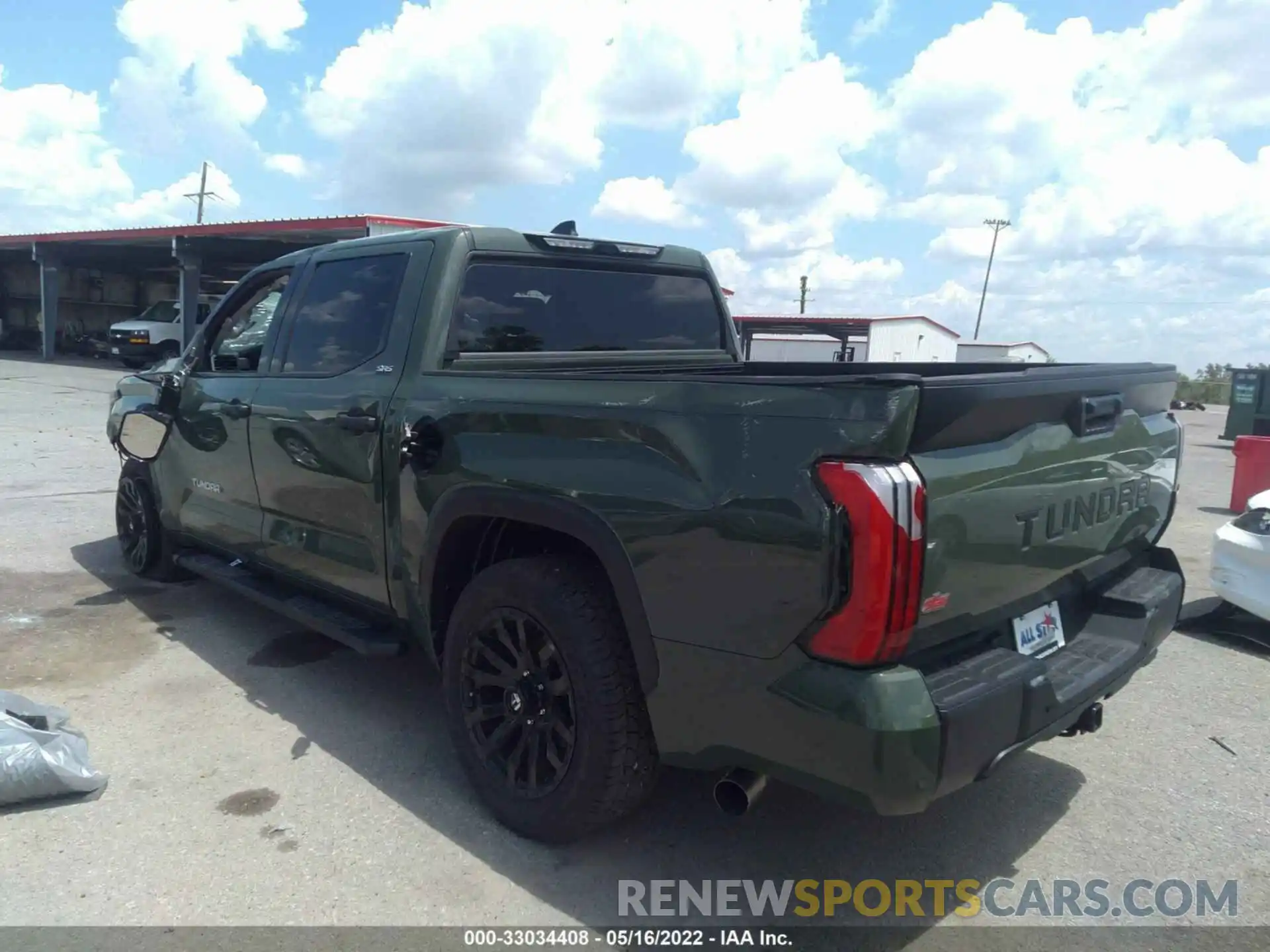 3 Photograph of a damaged car 5TFLA5ABXNX008144 TOYOTA TUNDRA 2WD 2022