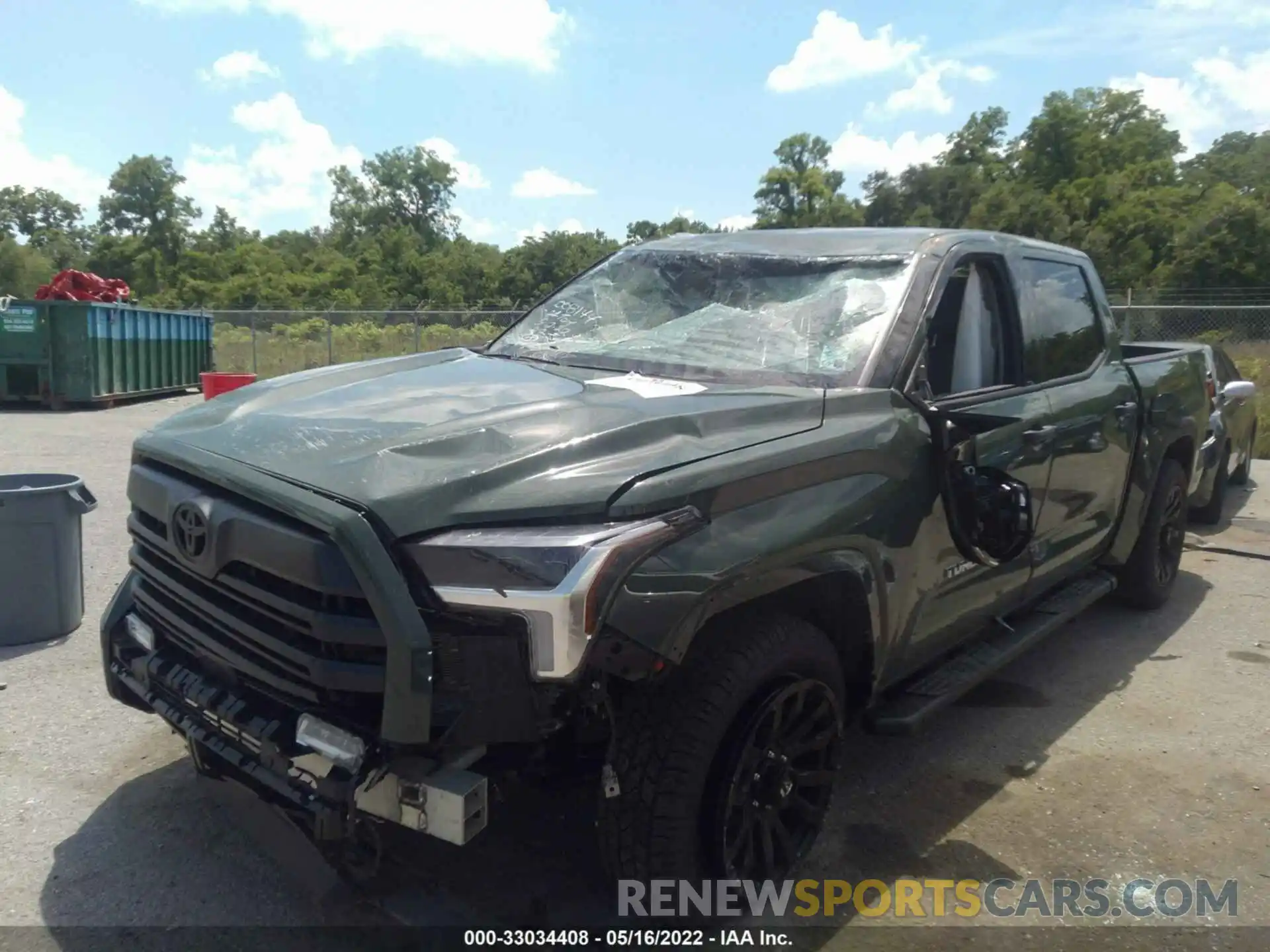 6 Photograph of a damaged car 5TFLA5ABXNX008144 TOYOTA TUNDRA 2WD 2022