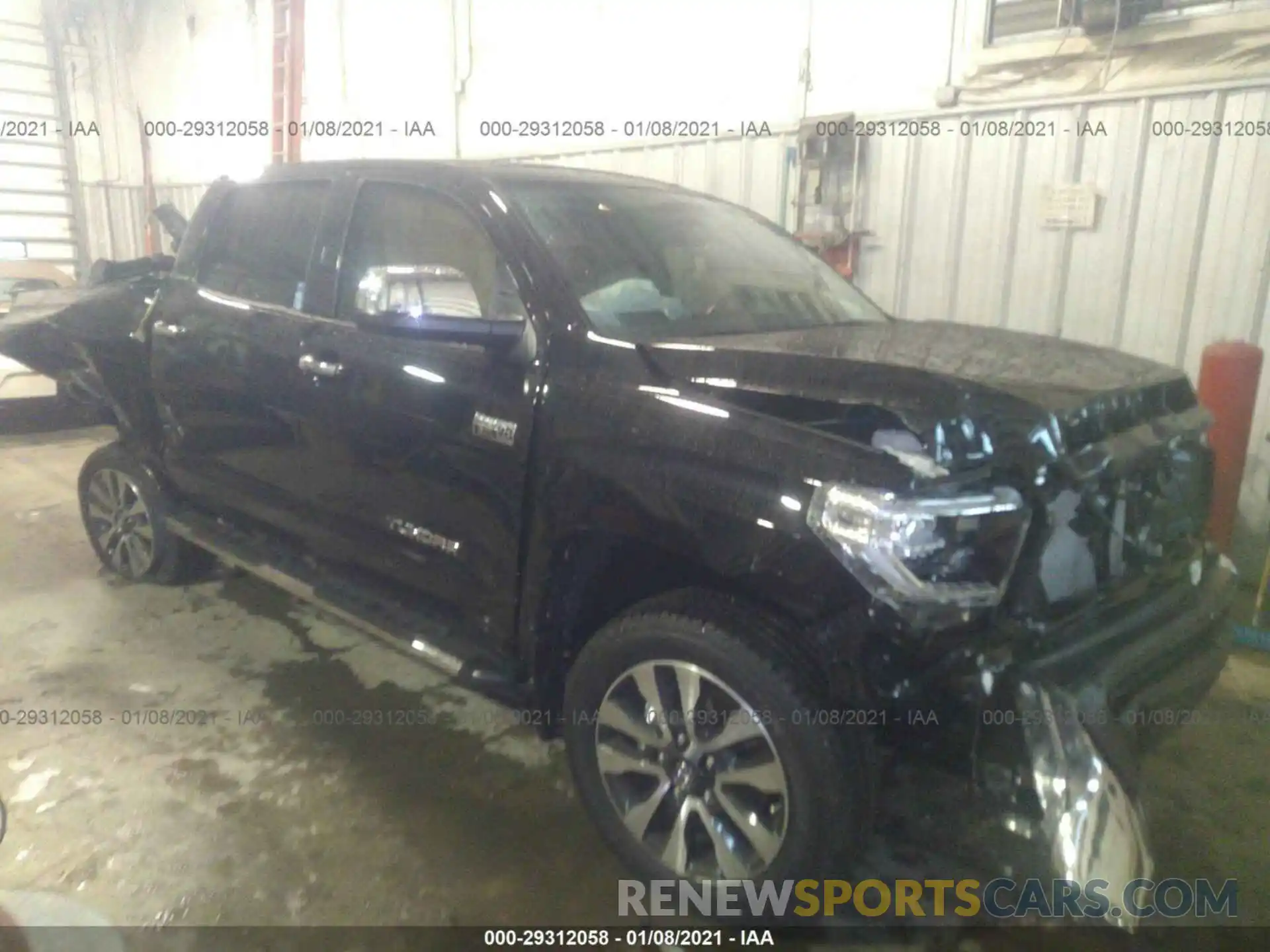 1 Photograph of a damaged car 5TFHY5F11MX983504 TOYOTA TUNDRA 2WD TRUCK 2021