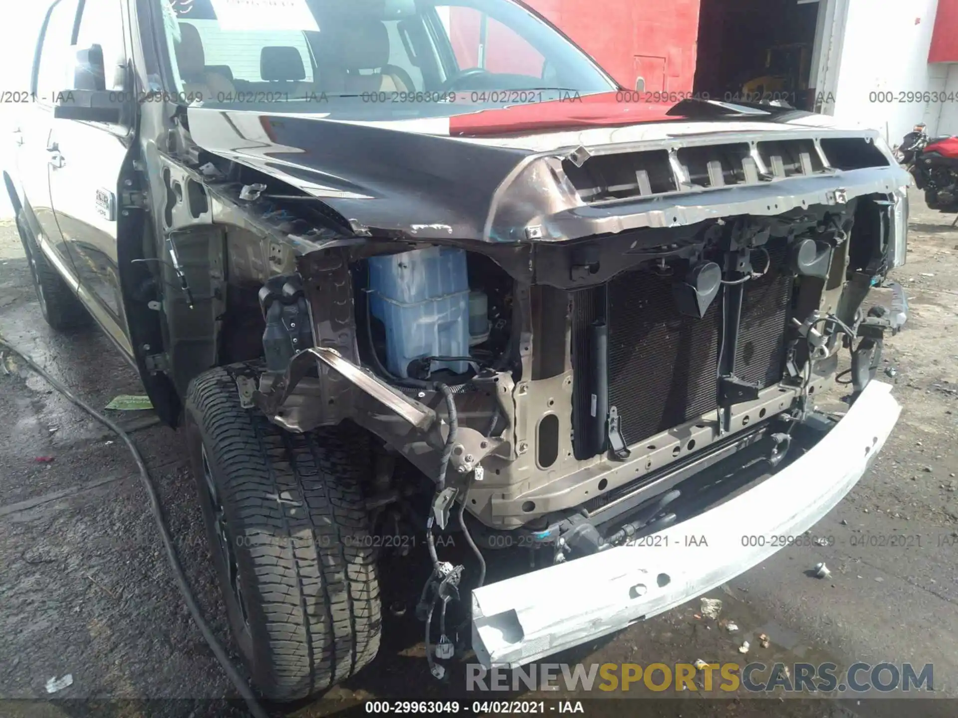 6 Photograph of a damaged car 5TFAY5F11KX812394 TOYOTA TUNDRA 4WD 2019